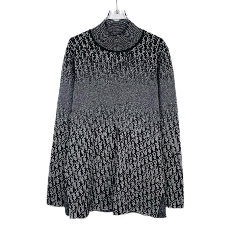 Dior Dior Monogram All Over Printed Cashmere Knit Sweater K26WX Size M / US 6-8 / IT 42-44 - 1 Thumbnail