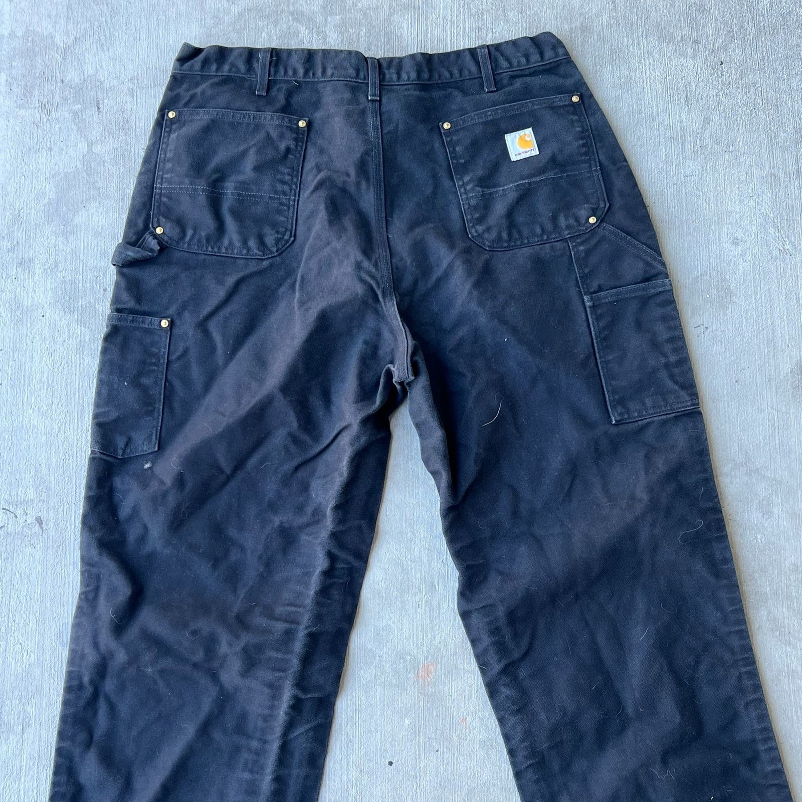 Carhartt × Vintage Carhartt black double knee work wear carpenter pants Size US 36 / EU 52 - 5 Thumbnail