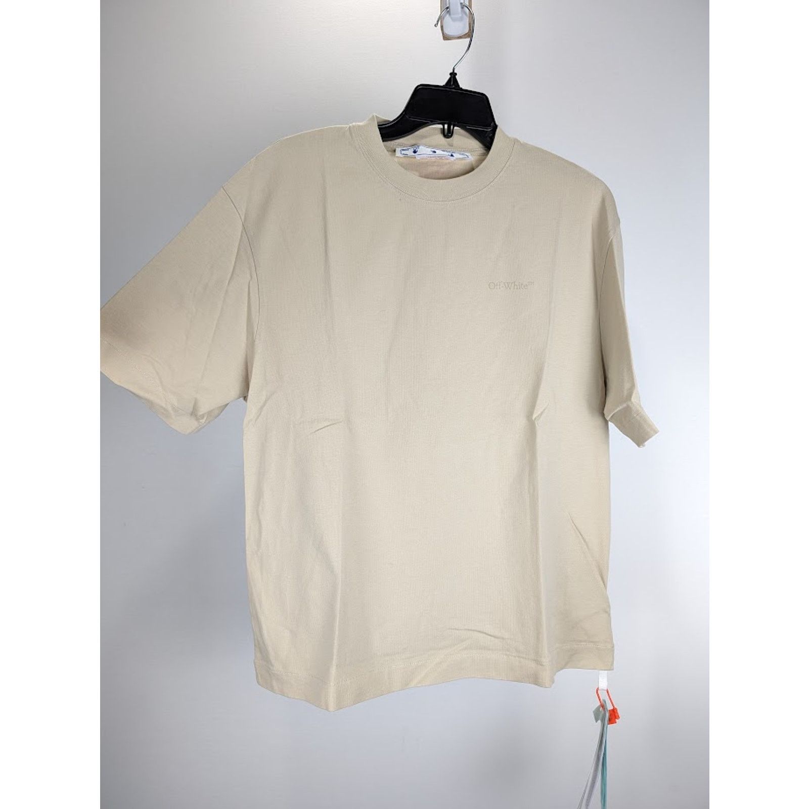 Off-White o1rshd1 Scribble Carry Over Skate T-Shirt in Ivory/Beige Size US XXL / EU 58 / 5 - 8 Thumbnail