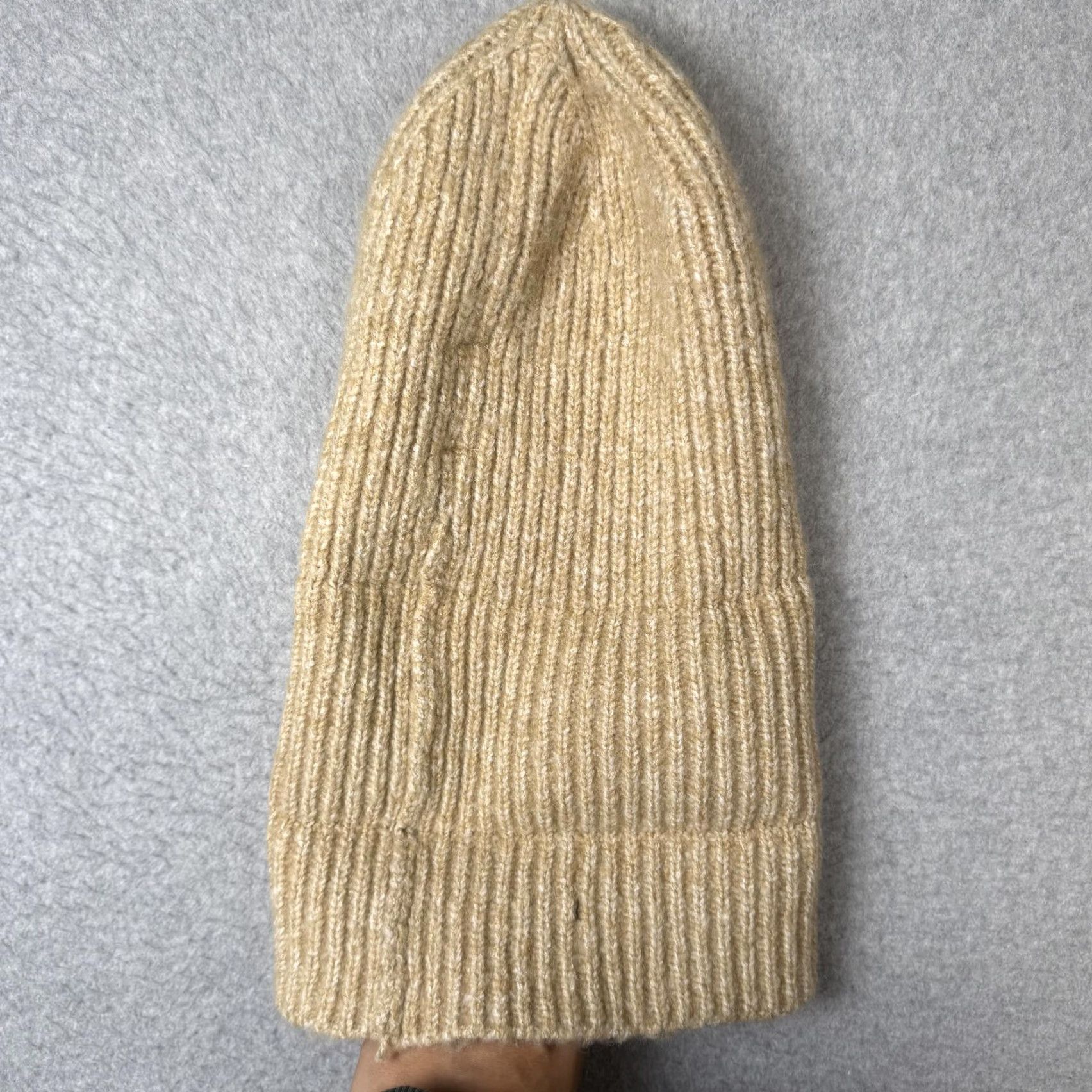 Free People Free People Women's Beanie Hat One Size Knit Light Brown Brown Womens Hats Beanie One Size Size ONE SIZE - 4 Thumbnail
