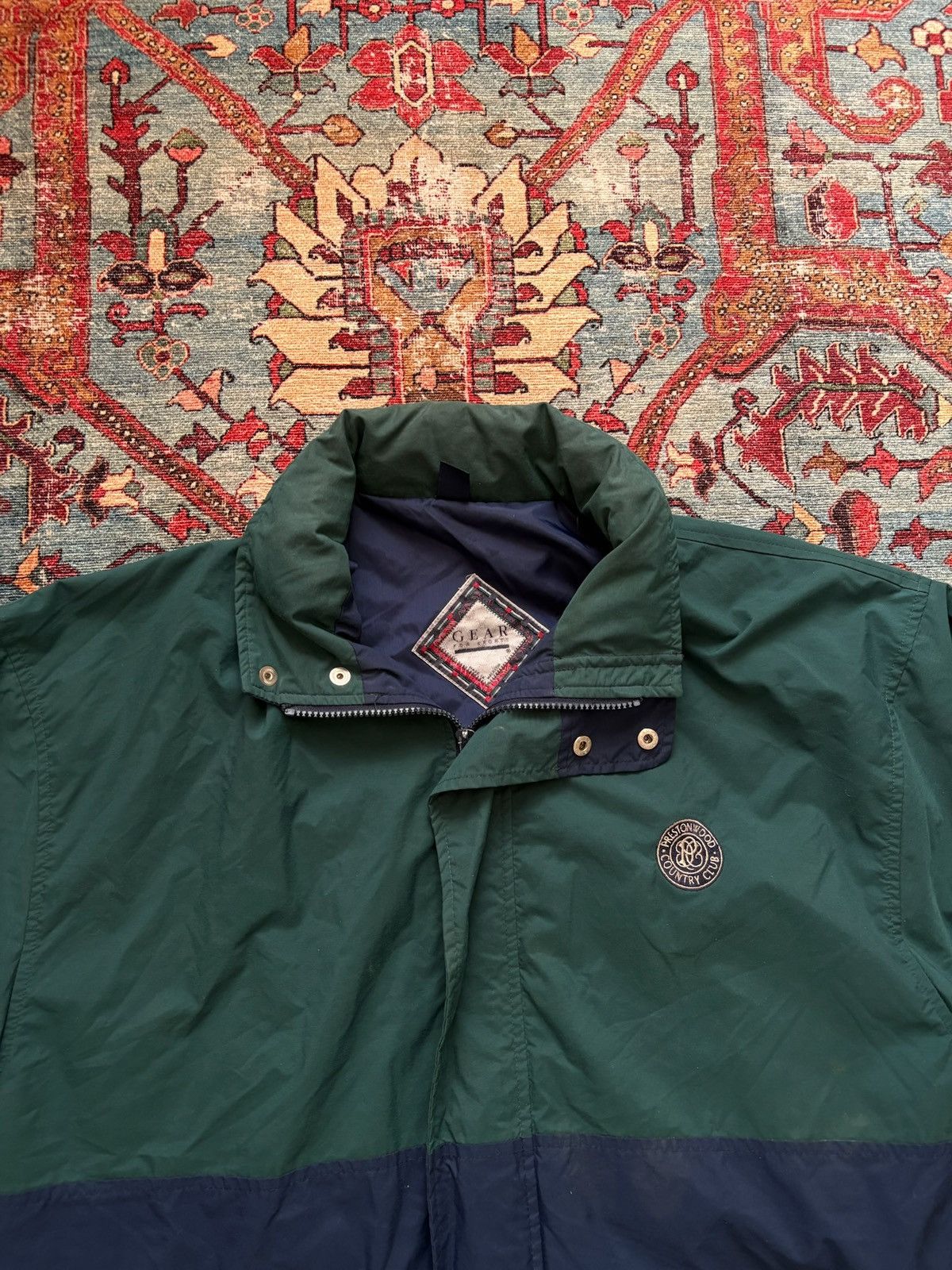 Other Navy and Dark Green Windbreaker Size US L / EU 52-54 / 3 - 3 Thumbnail