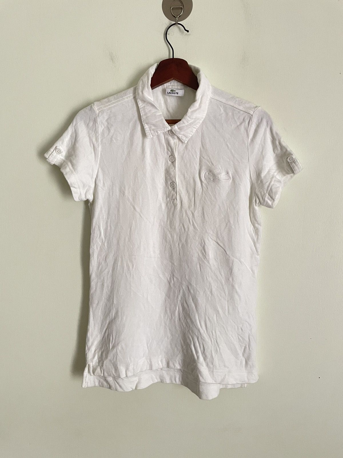 Lacoste Lacoste white Polos Size S / US 4 / IT 40 - 1 Thumbnail