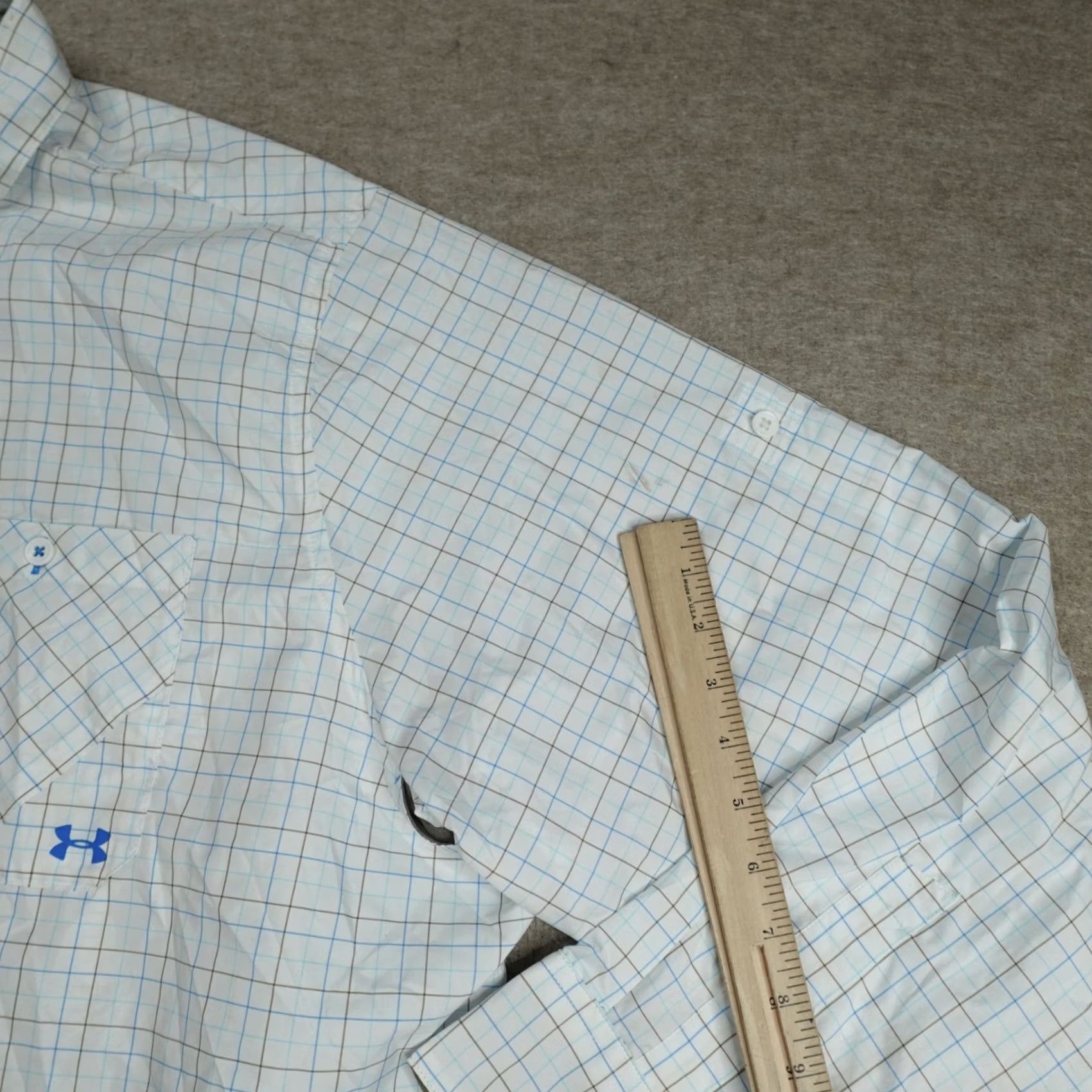 Under Armour Under Armour Mens Shirt 3XL White Plaid UPF 30 Performance Vents NEW READ Shirt Mens 3XL White Plaid UPF 30 Performance Vents NEW READ Size US XXL / EU 58 / 5 - 6 Thumbnail