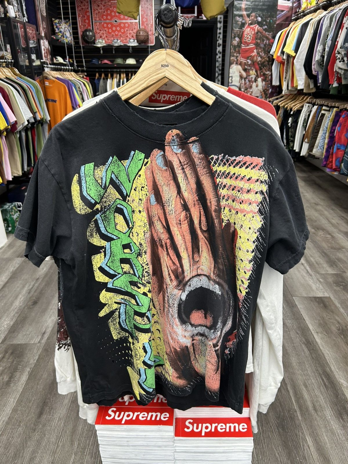 HELLSTAR Hellstar Worship Hands Tee Shirt Size US S / EU 44-46 / 1 - 1 Thumbnail
