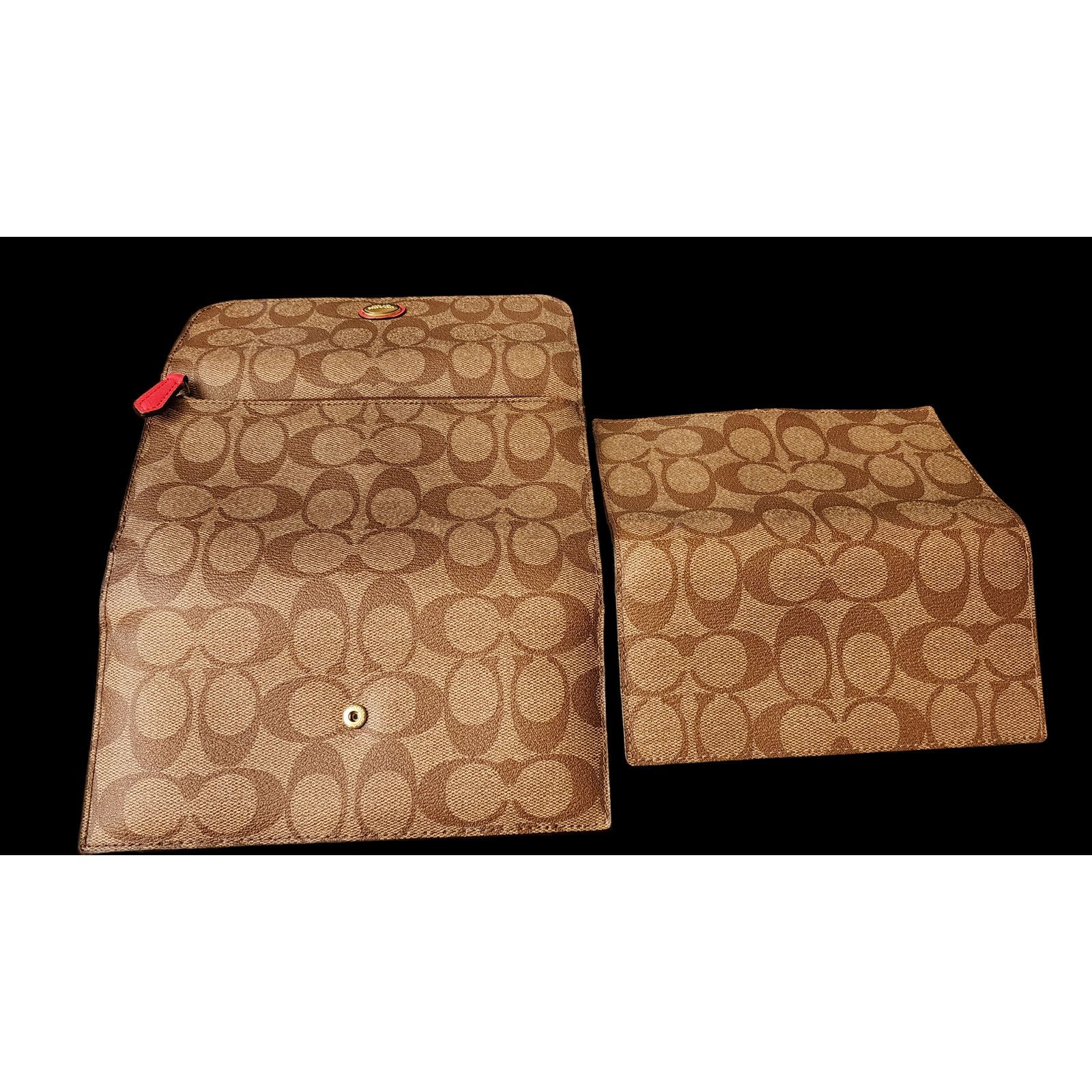 Coach Coach Peyton Signature checkbook Wallet Size ONE SIZE - 5 Thumbnail