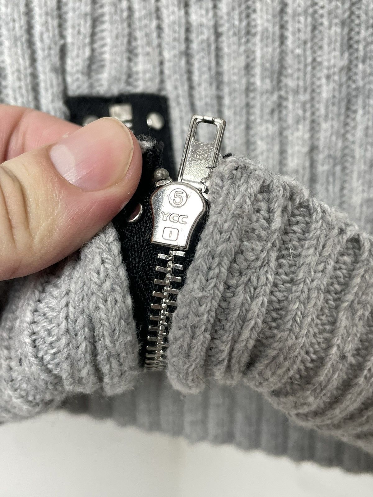 Jean Paul Gaultier Jean Paul Gaultier Zippers Grey Sweater Rare Size US S / EU 44-46 / 1 - 3 Thumbnail
