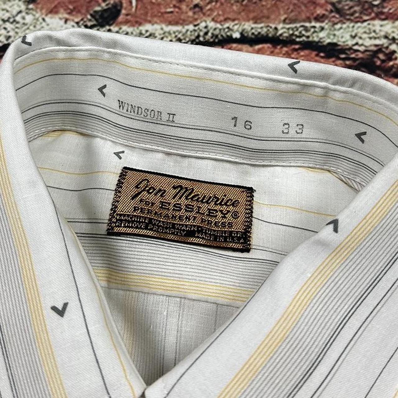 Vintage Vintage Jon Maurice for Essley Button Up Point Collar Shirt Size US L / EU 52-54 / 3 - 6 Thumbnail