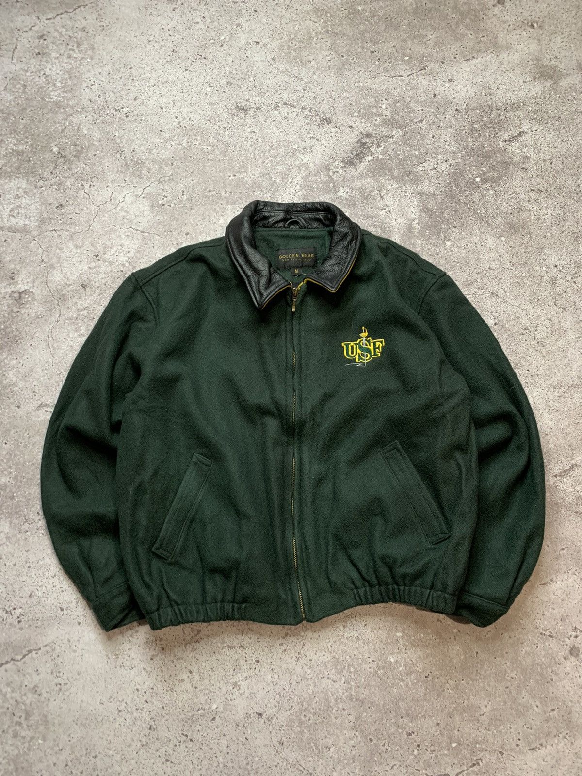 Golden Bear Made in USA Golden Bear USF Varsity Bomber Jacket Size US M / EU 48-50 / 2 - 1 Thumbnail