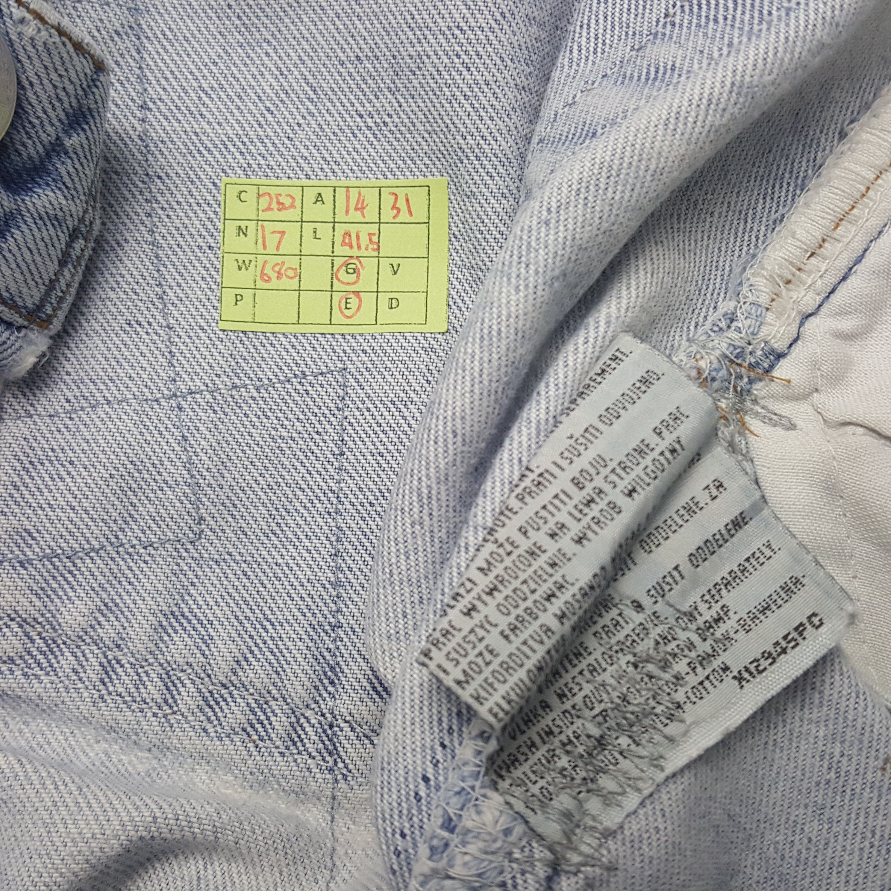 Levi's × Vintage Vintage Levi's 501 American Grunge Denim Jeans Size US 31 - 8 Thumbnail