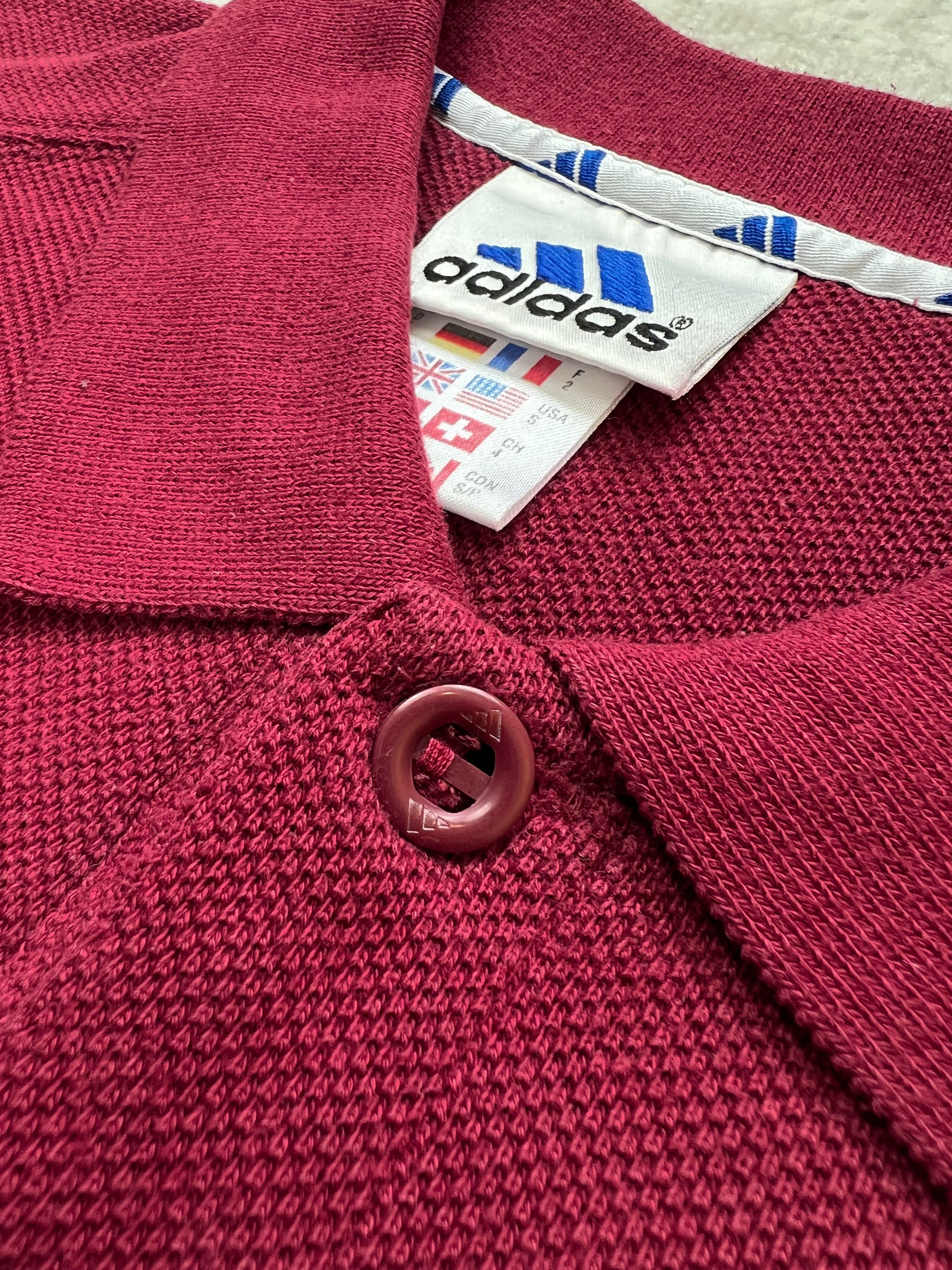 Adidas Vintage Adidas Striped Polo Shirt - Corporate Logo Line Size US S / EU 44-46 / 1 - 13 Thumbnail