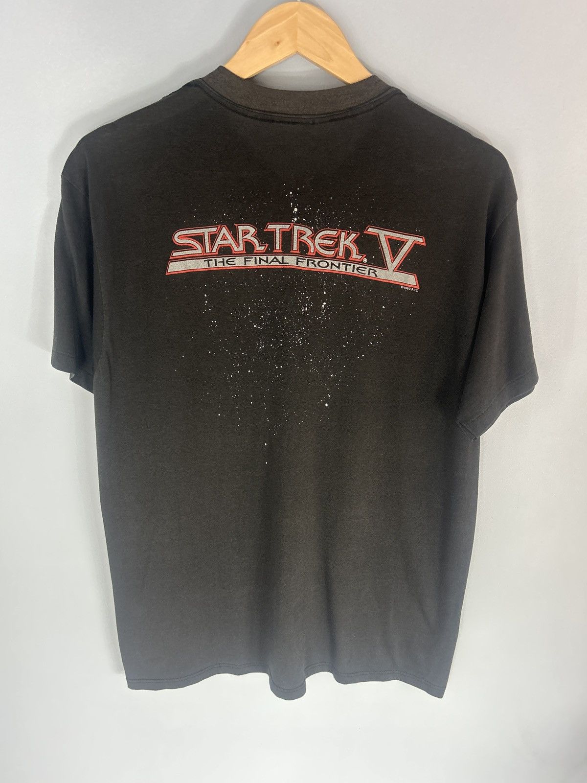 Vintage Vintage 1989 Star Trek The Final Frontier Tee Size US XL / EU 56 / 4 - 3 Thumbnail