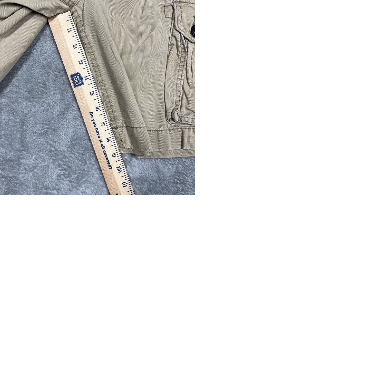 American Eagle Outfitters American Eagle Outfitters Cargo Shorts Mens 28 Khaki 9" Inseam Belt Loops 5-Pocket Classic - Mens Size US 28 / EU 44 - 10 Thumbnail