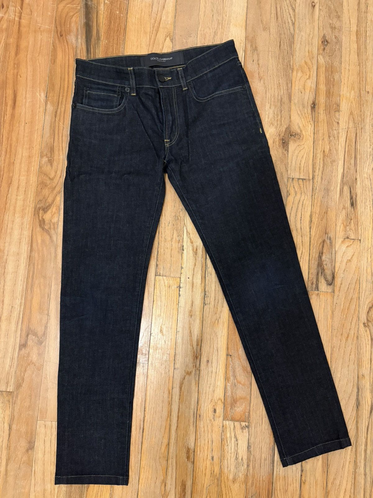 Dolce & Gabbana DOLCE & GABBANA "14 Stretch" Slim Denim Jeans Size US 28 / EU 44 - 1 Thumbnail