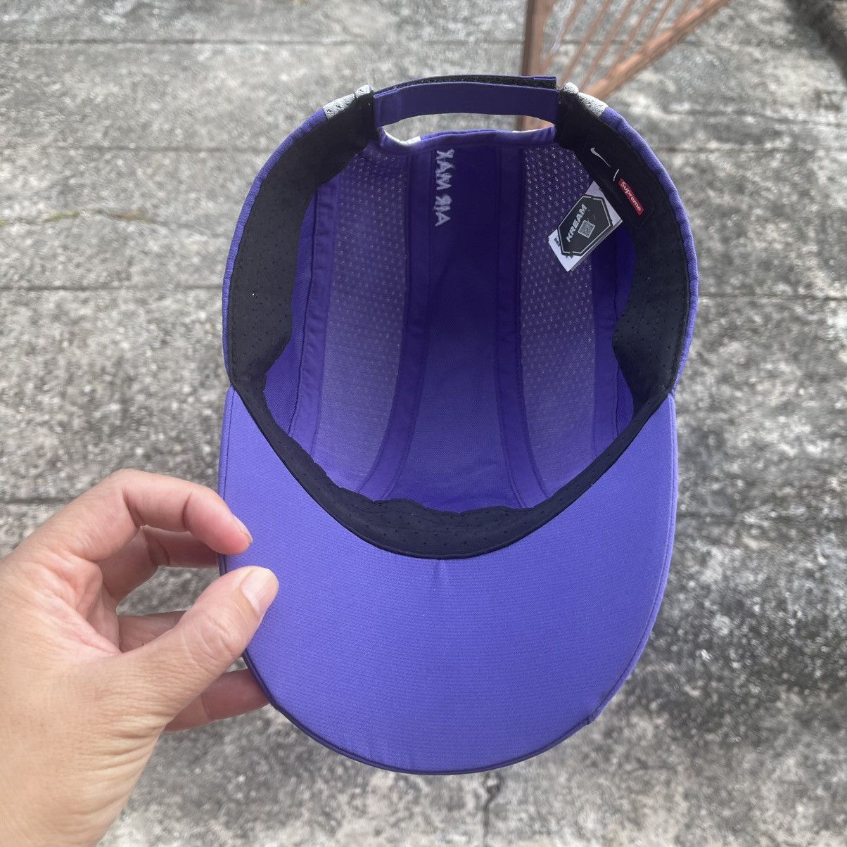 Nike × Supreme Supreme x Nike SS21 Trail Running Hat Purple (KREAM Tag) Size ONE SIZE - 9 Thumbnail