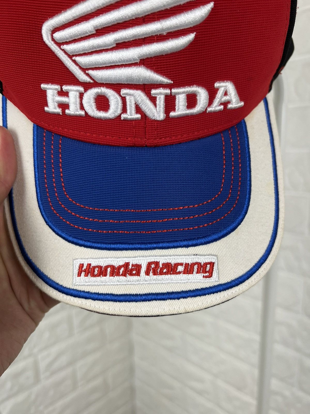 NASCAR × Vintage Vintage Y2K Honda Racing Cap Hat Size ONE SIZE - 6 Thumbnail