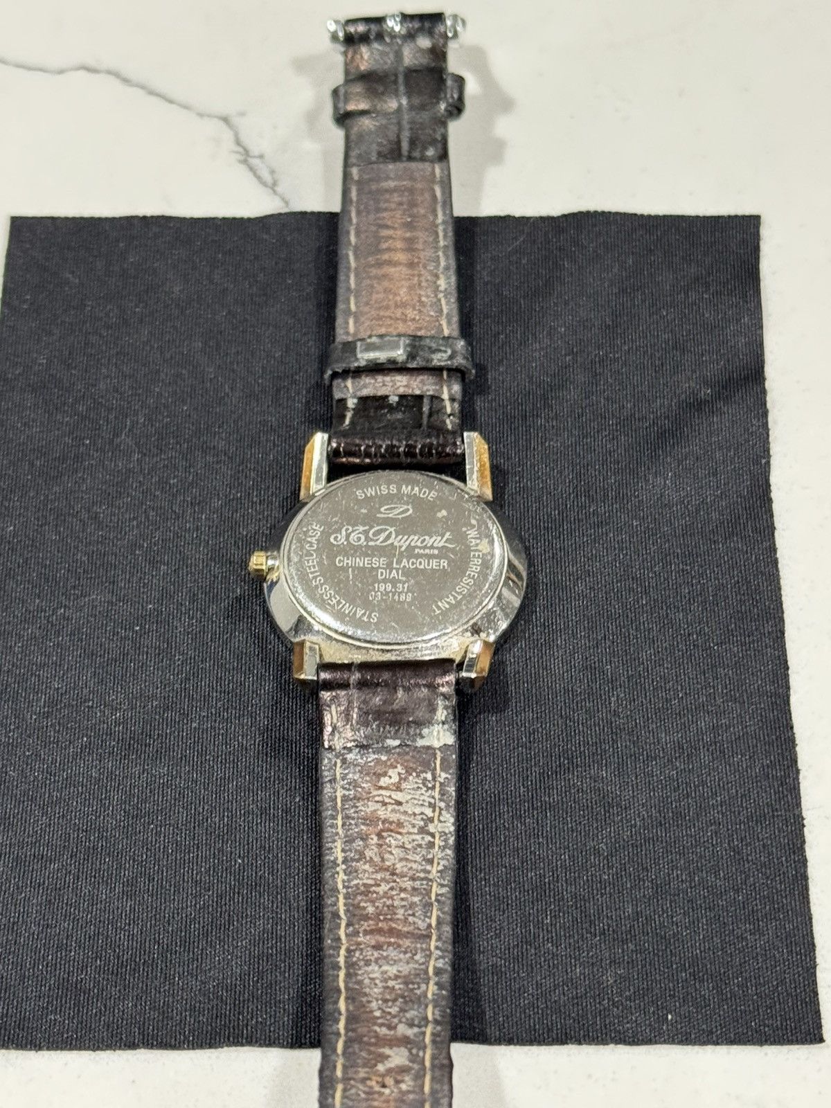 S.T. Dupont ST Dupont Unisex Watch Blue Gold plated Size ONE SIZE - 9 Thumbnail