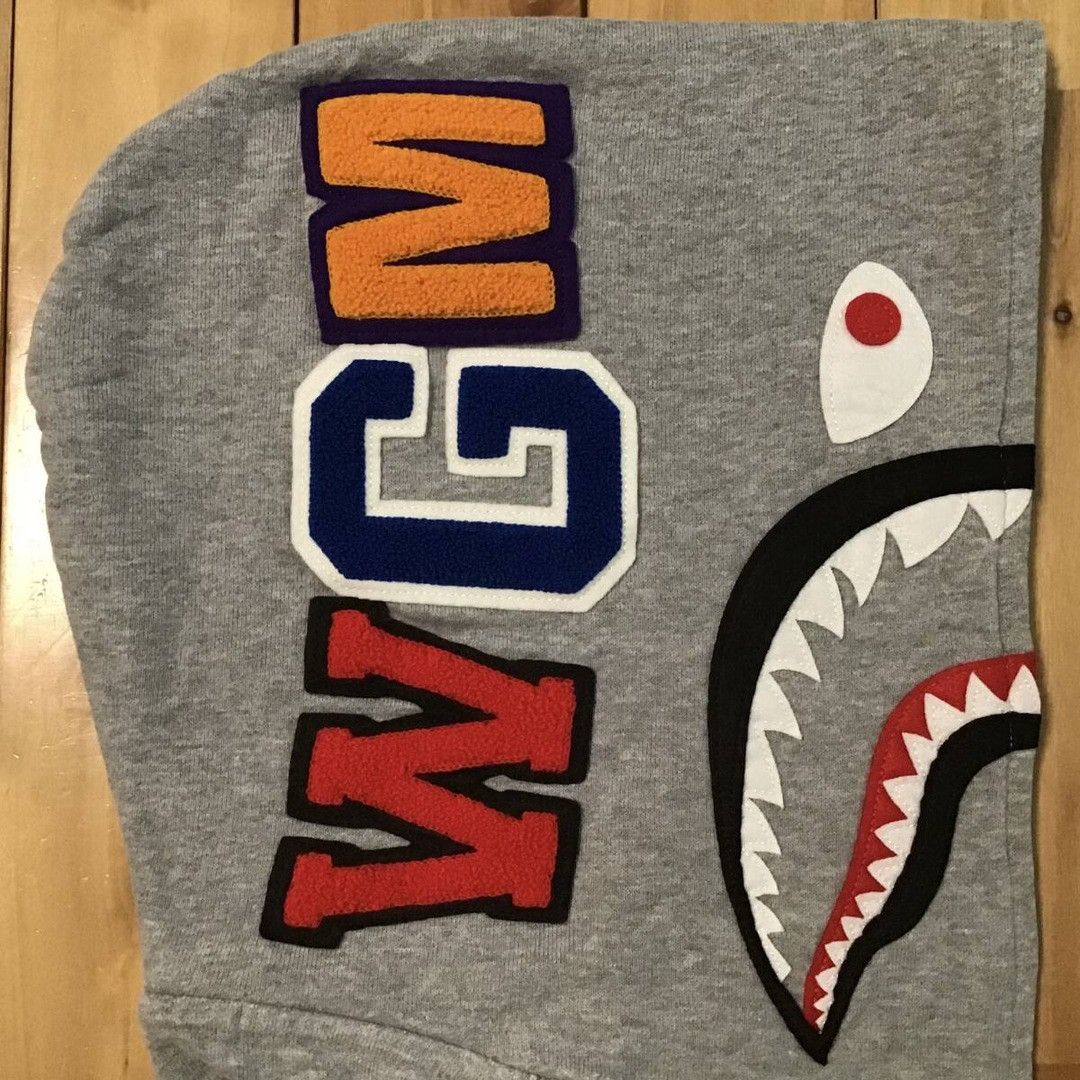 Bape × Nigo BAPE Sweat Shark Hoodie Varsity Jacket a bathing ape NIGO Size US M / EU 48-50 / 2 - 4 Thumbnail