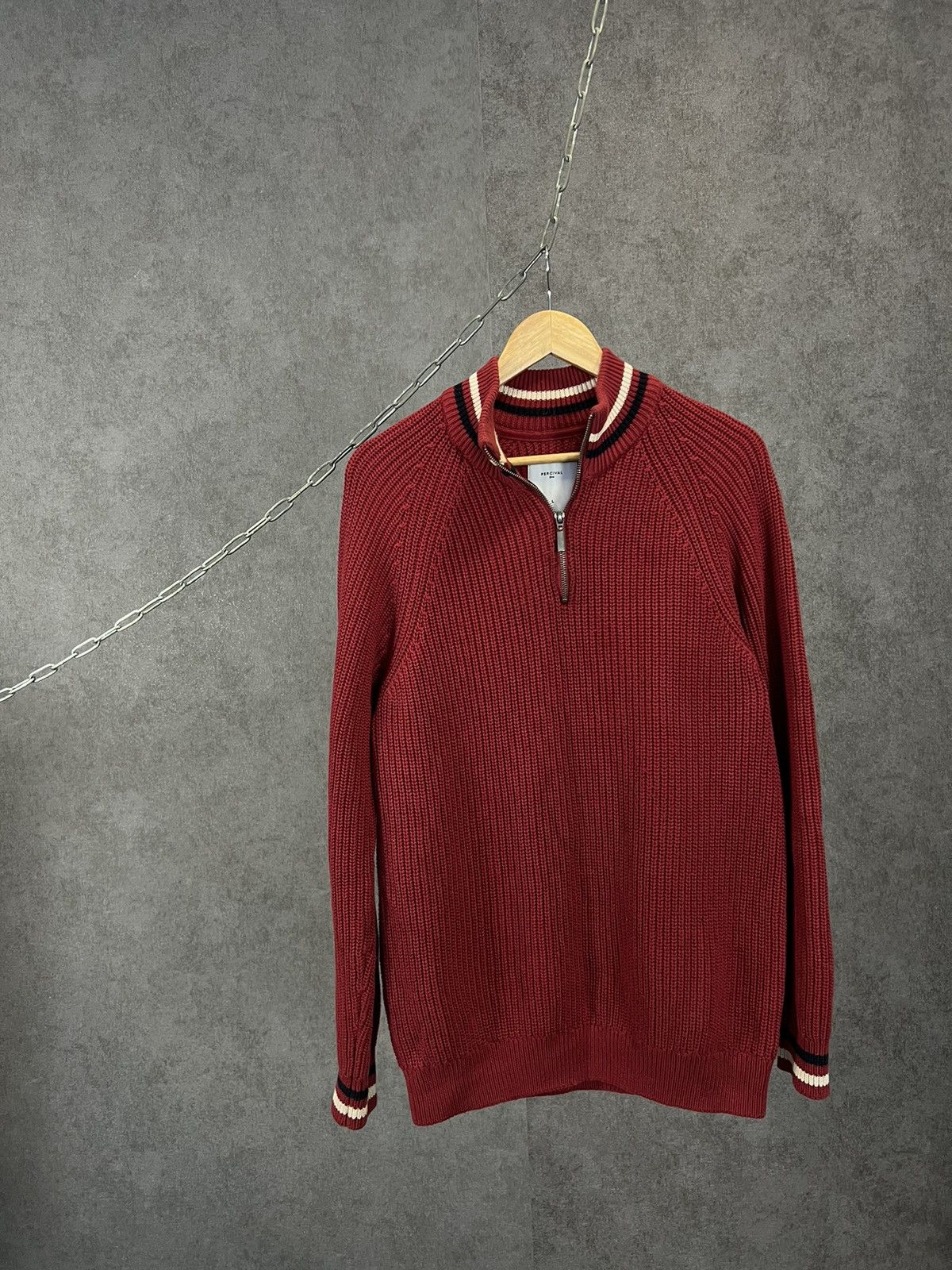 Percival Percival 1/3 zip sweater Size US L / EU 52-54 / 3 - 1 Thumbnail