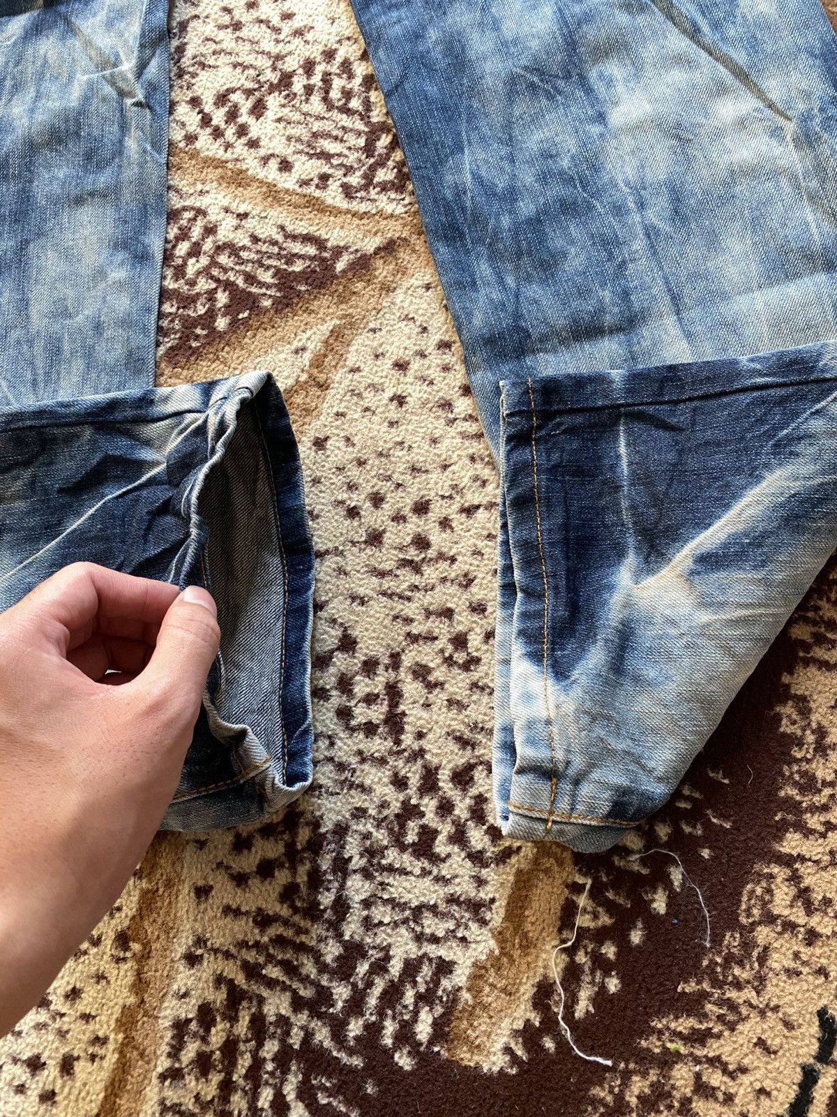 Tornado Mart Osaka Big Train Acid Wash Jeans Size US 30 / EU 46 - 8 Thumbnail