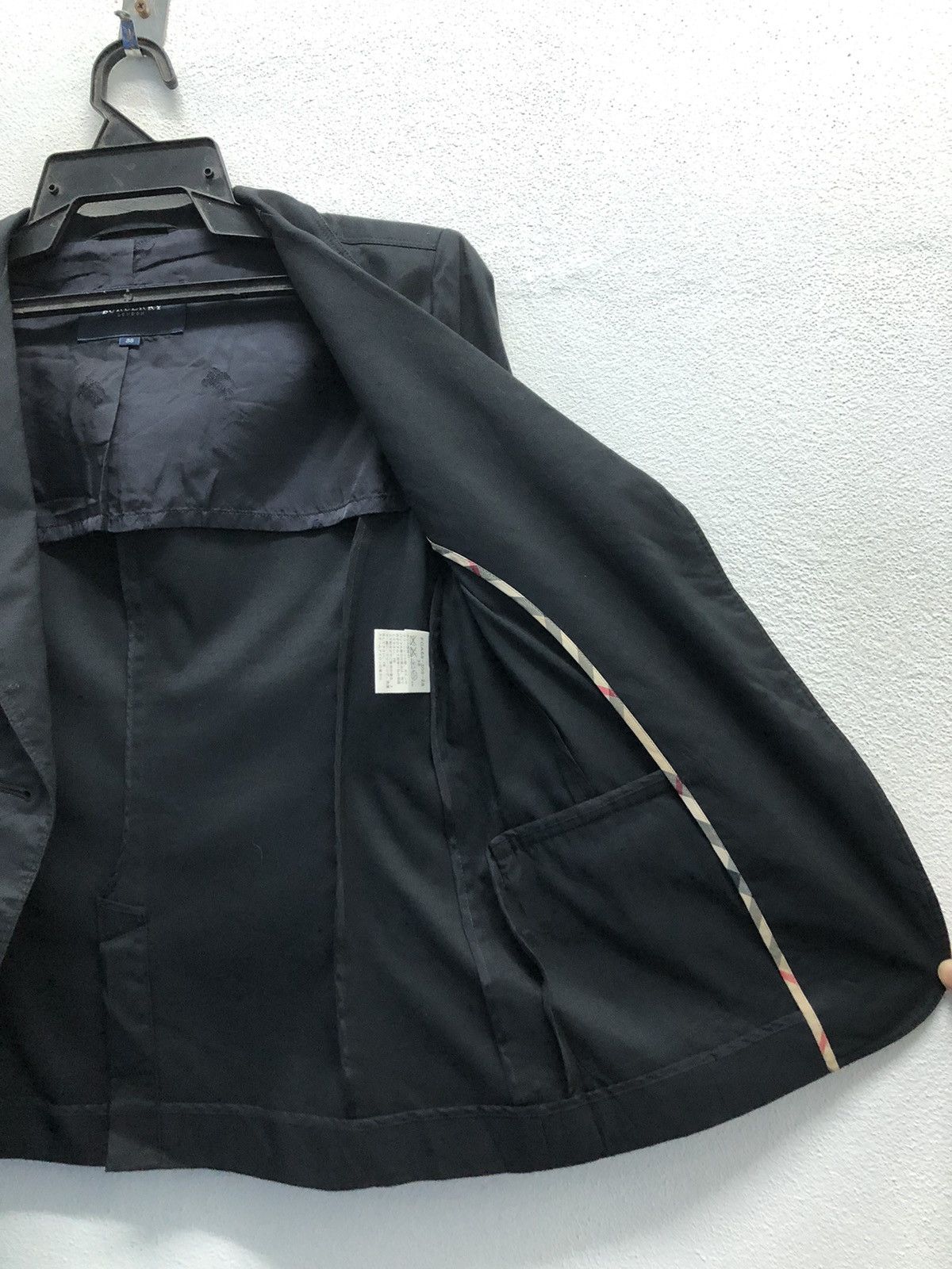 Burberry × Vintage Vintage Burberry London Blazer Size S / US 4 / IT 40 - 10 Thumbnail