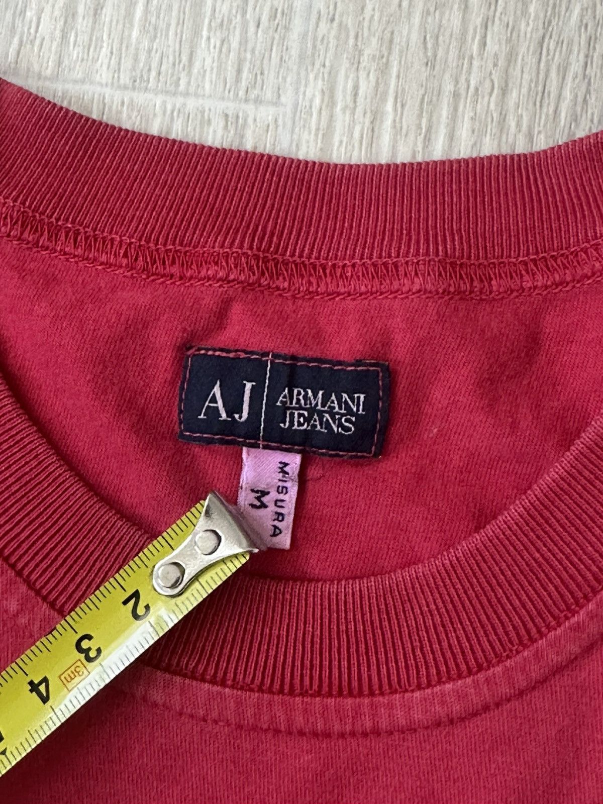 Armani Vintage Armani jeans t shirt 90s Size US S / EU 44-46 / 1 - 3 Thumbnail