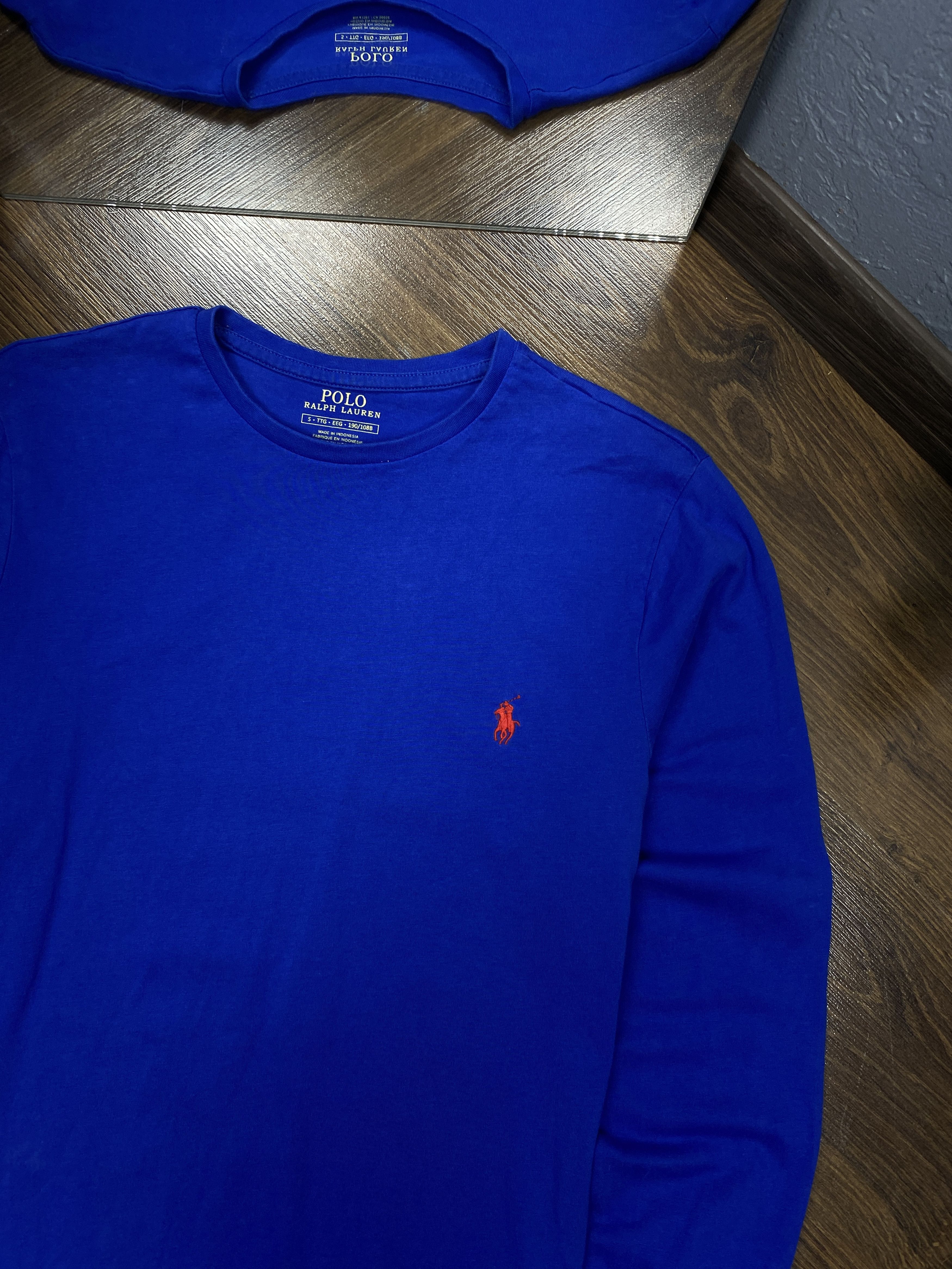 Polo Ralph Lauren Polo Ralph Lauren Mens Crew Neck Long Sleeve T-Shirt Size US S / EU 44-46 / 1 - 2 Thumbnail