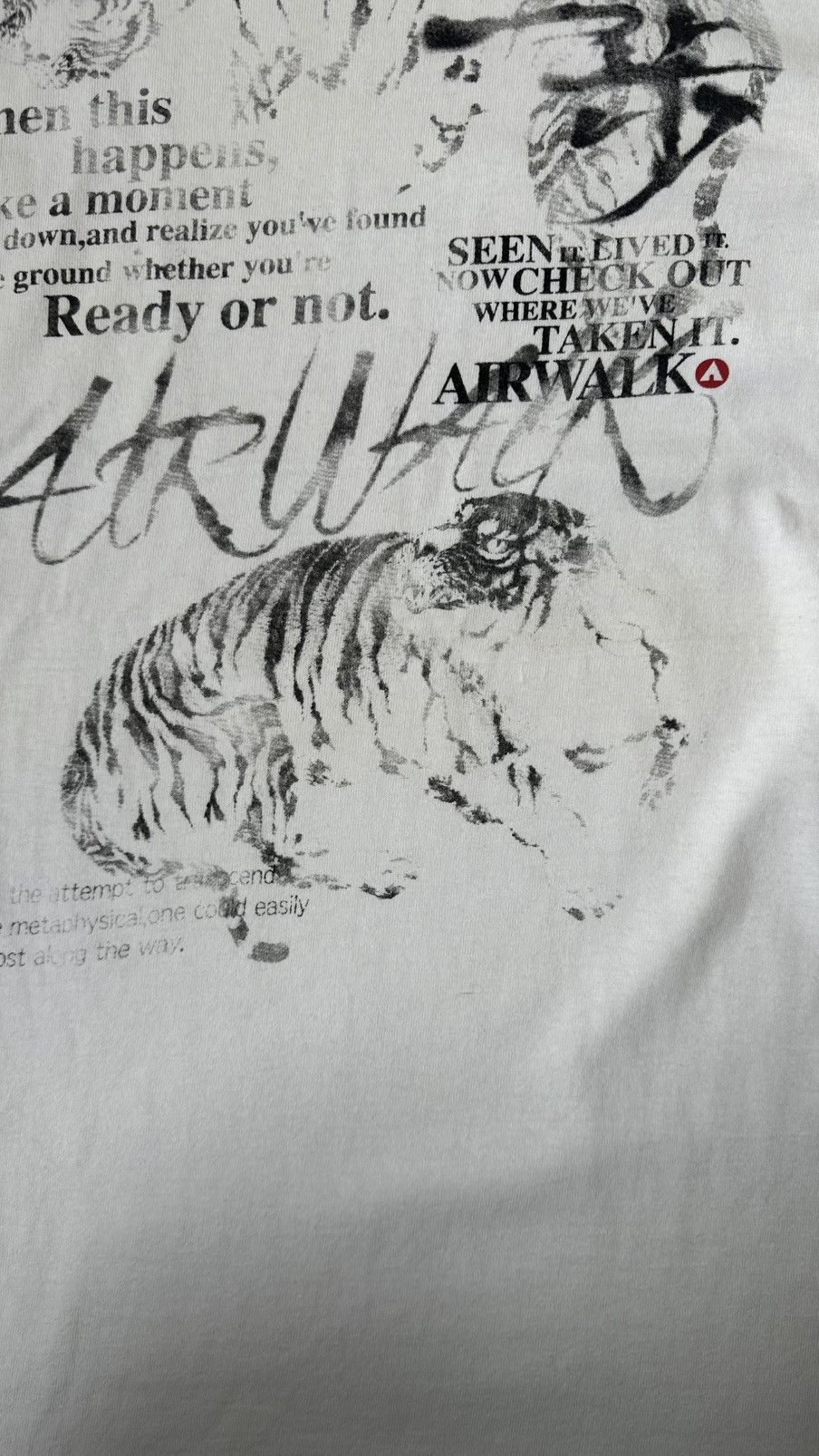 Airwalk VINTAGE AIRWALK TIGER PRINT TEE Size US XXL / EU 58 / 5 - 4 Thumbnail
