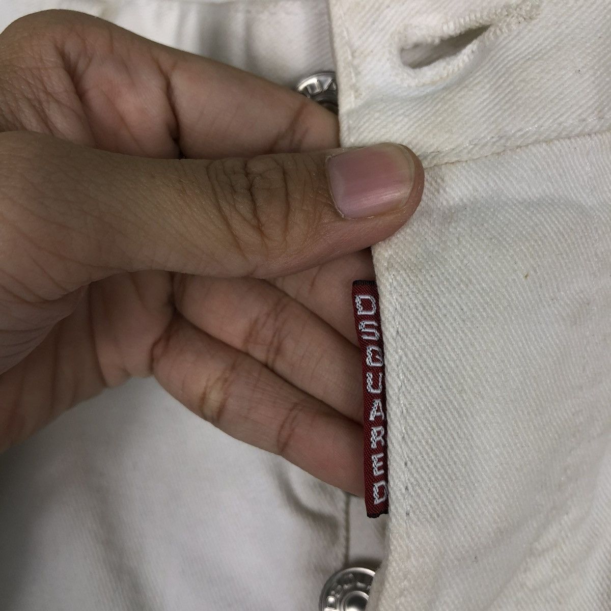 Dsquared2 🔥White Casual Denim Pants Dsquared2 Size US 30 / EU 46 - 13 Thumbnail