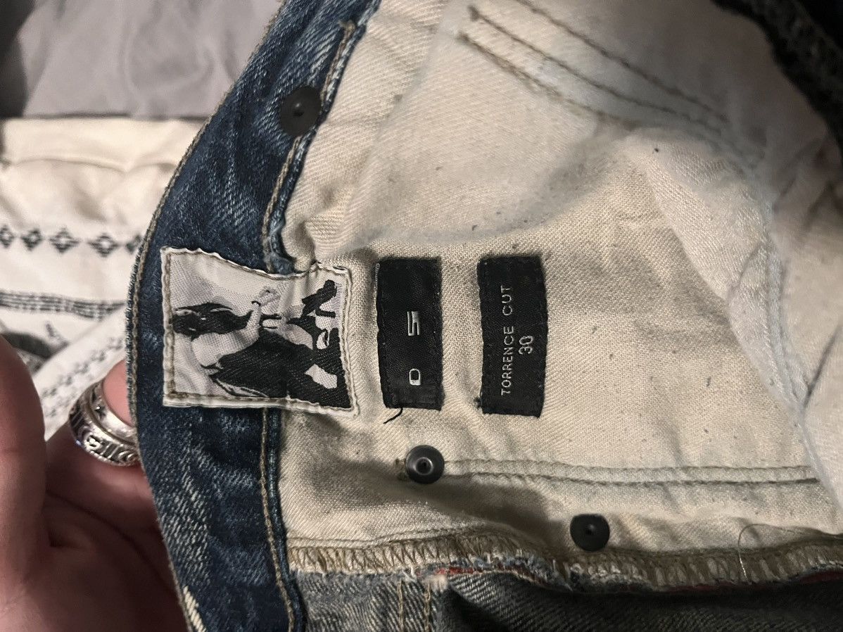 Rick Owens Drkshdw FW14 Rick Owens DRKSHDW Torrence Cut Jeans Bone Size US 30 / EU 46 - 4 Thumbnail