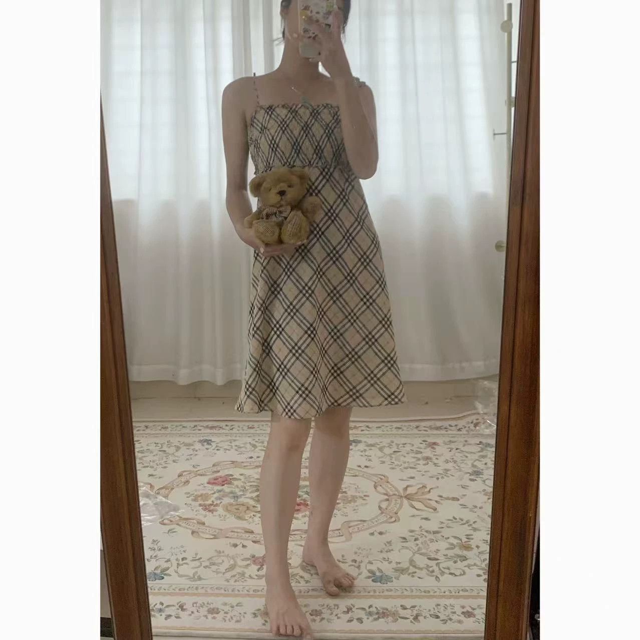 Burberry Burberry Check Sleeveless Dress - dmc Size US S / EU 44-46 / 1 - 1 Thumbnail