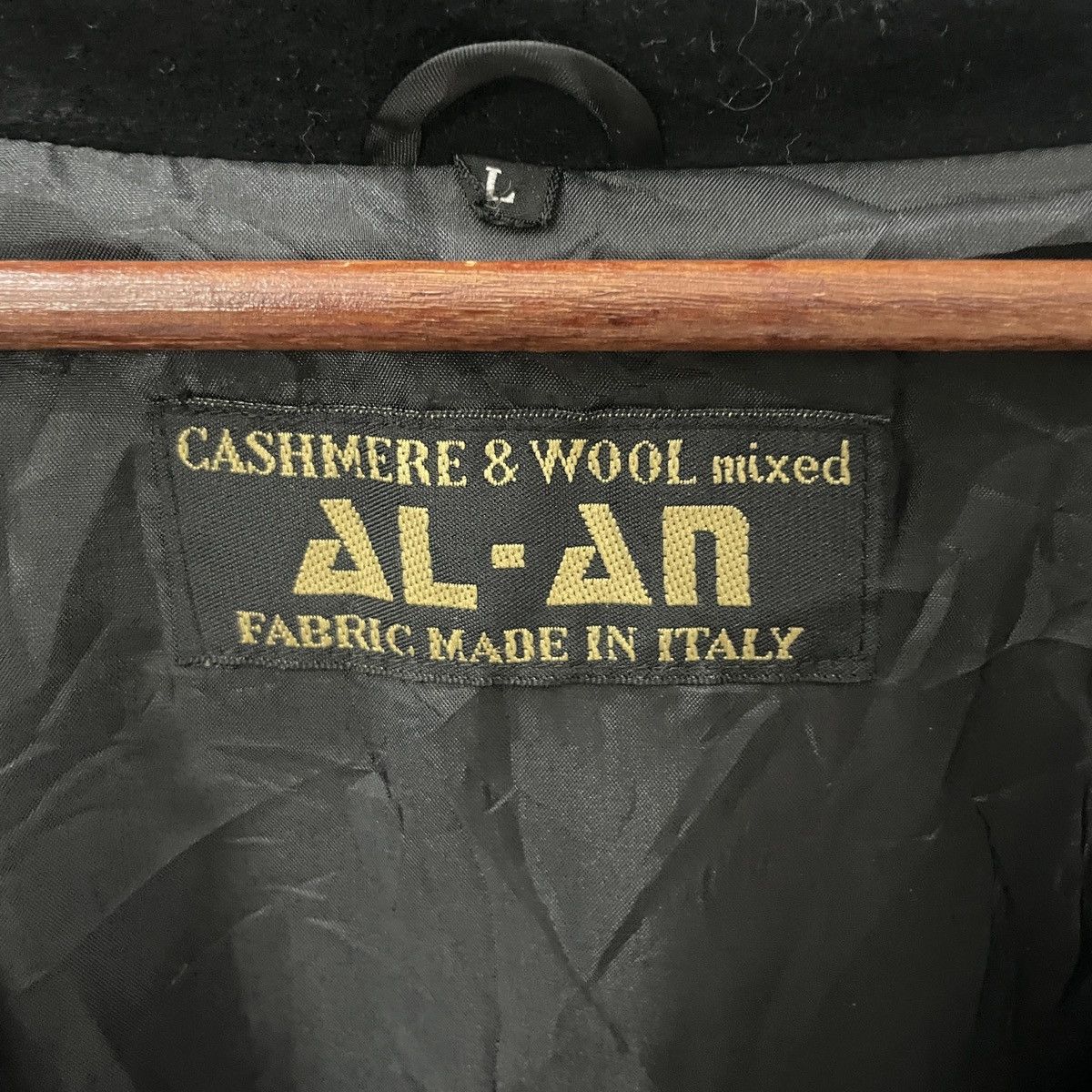 Japanese Brand Vintage Al-an Cashmere Fabric Jacket Size US XL / EU 56 / 4 - 5 Thumbnail