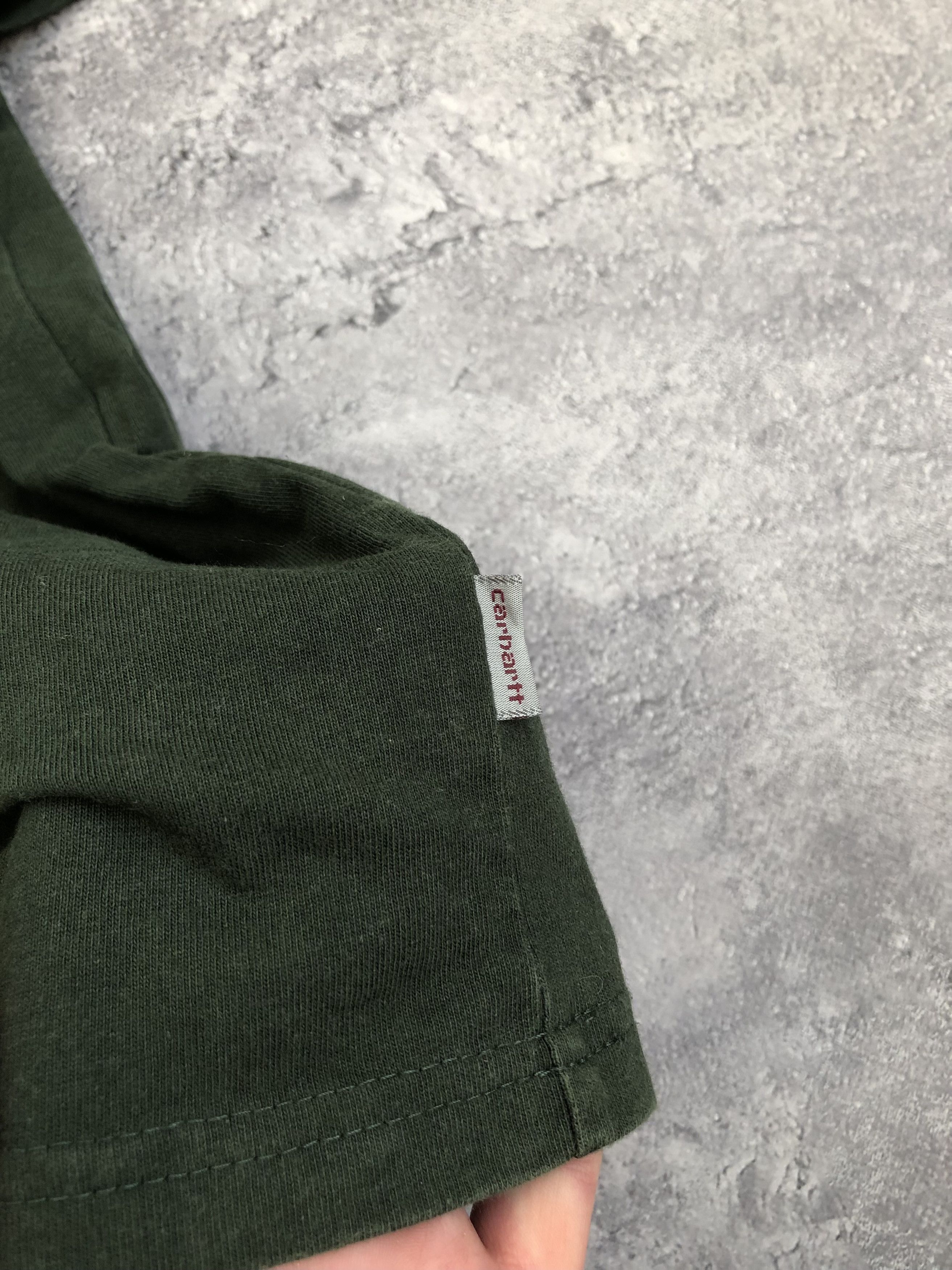 Carhartt CARHARTT Work Mini Duck Logo Streetwear Green Hype Tshirt Size US XXL / EU 58 / 5 - 9 Thumbnail