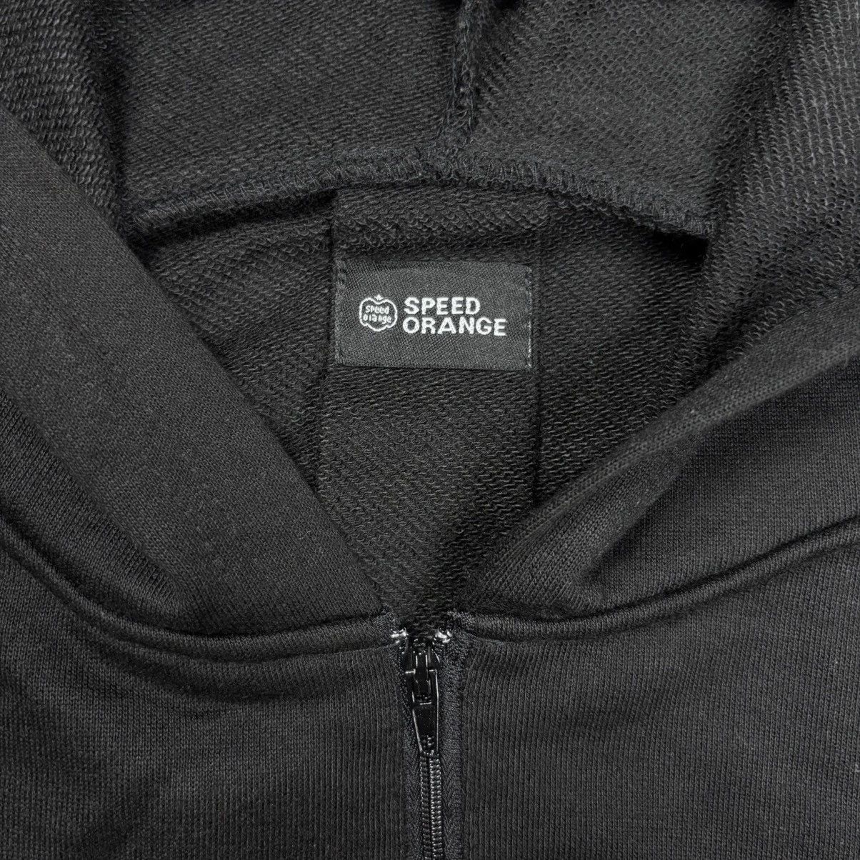 14th Addiction 2000s Speed Orange - Gothic Style Super Oversized Zip Hoodie Size US M / EU 48-50 / 2 - 8 Thumbnail