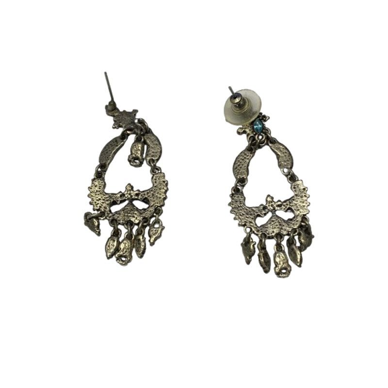 non Vintage Boho Turquoise Chandelier Dangle Earrings Statement Size ONE SIZE - 4 Thumbnail