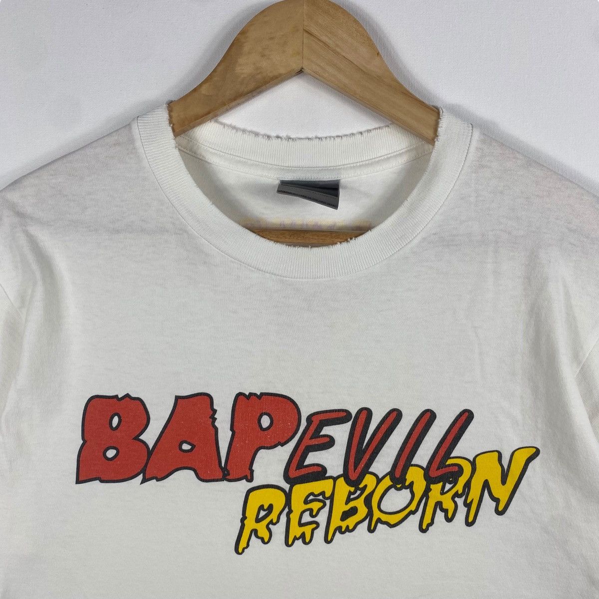 Bape Vintage BAPEVIL REBORN Trash & Distressed Tee Shirt Size US M / EU 48-50 / 2 - 2 Thumbnail