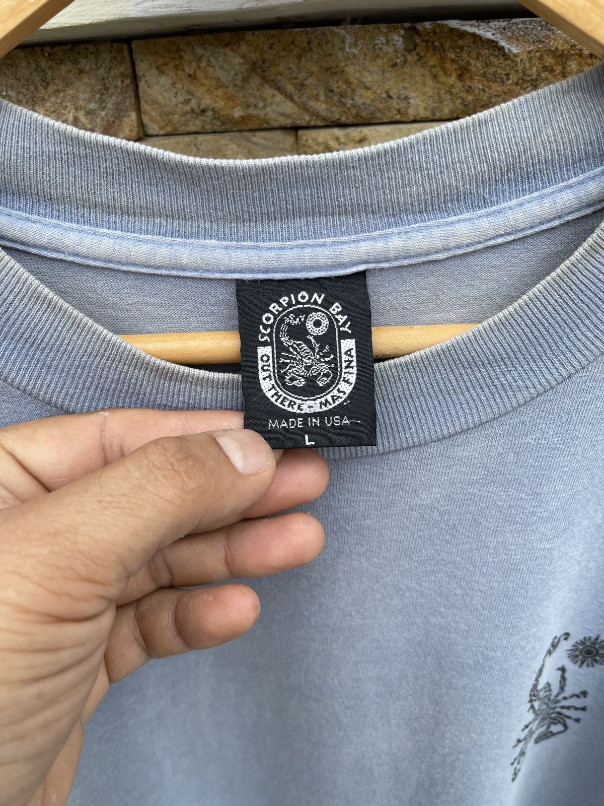 Ron Jon Surf Shop Sun Faded🔥Vtg SCORPION BAY Rasta Surfing T Shirt Size US L / EU 52-54 / 3 - 9 Thumbnail