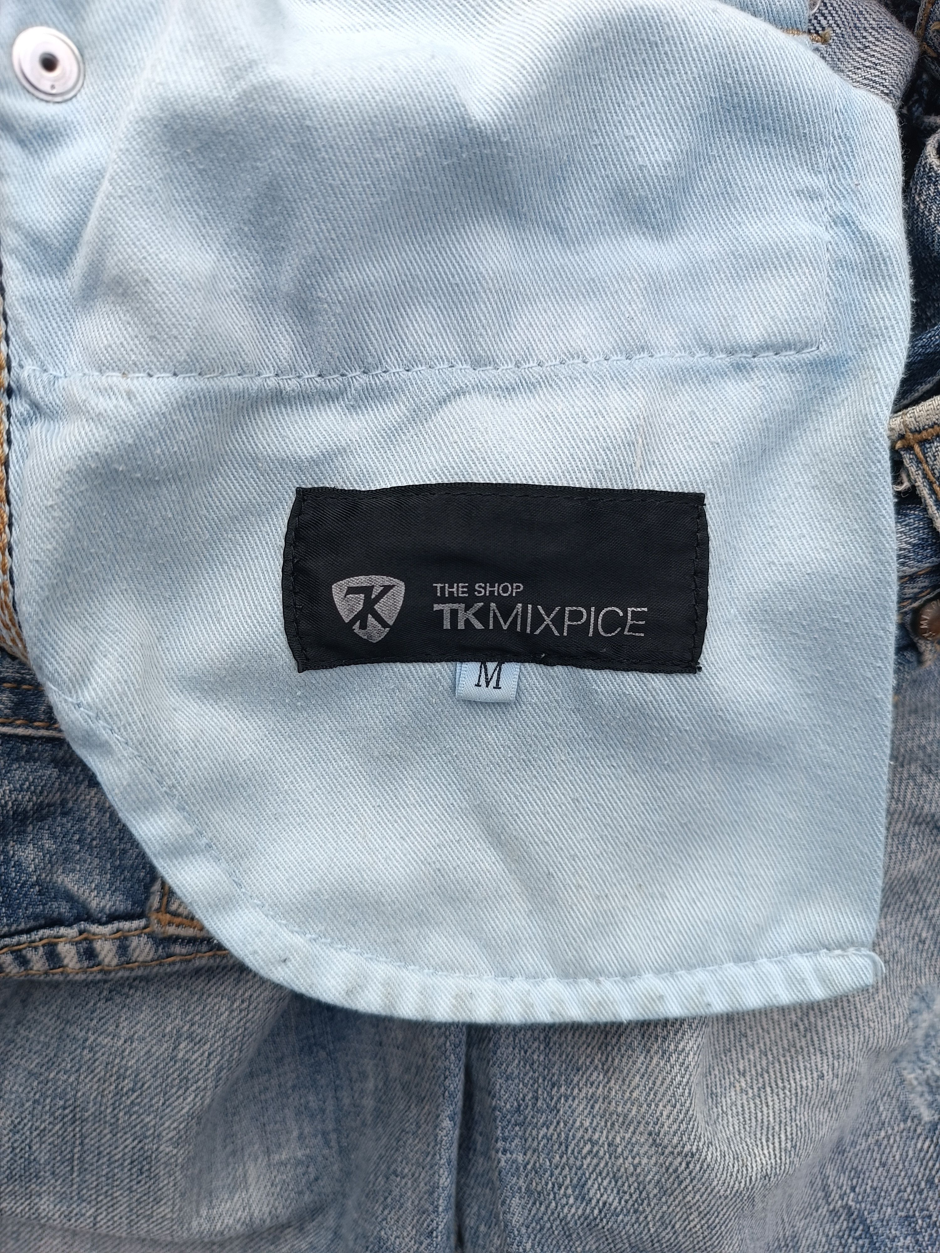 Japanese Brand Japanese TKMIXPICE Distressed Baggy Twisted Leg Denim E254 Size US 29 - 14 Thumbnail