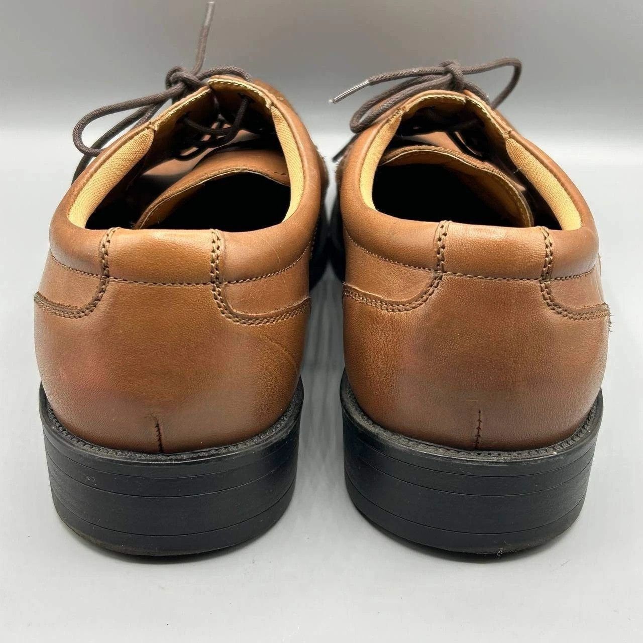 G.H. Bass & Co. G.H Bass & Co. Sheldon Derby Dress Shoes 11M Leather Moc Toe Size US 11 / EU 44 - 5 Thumbnail