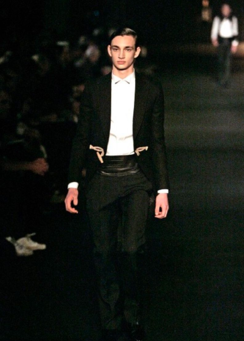 Dior × Hedi Slimane RARE 2006Fall Rope Tuxedo Coat Size US S / EU 44-46 / 1 - 2 Thumbnail