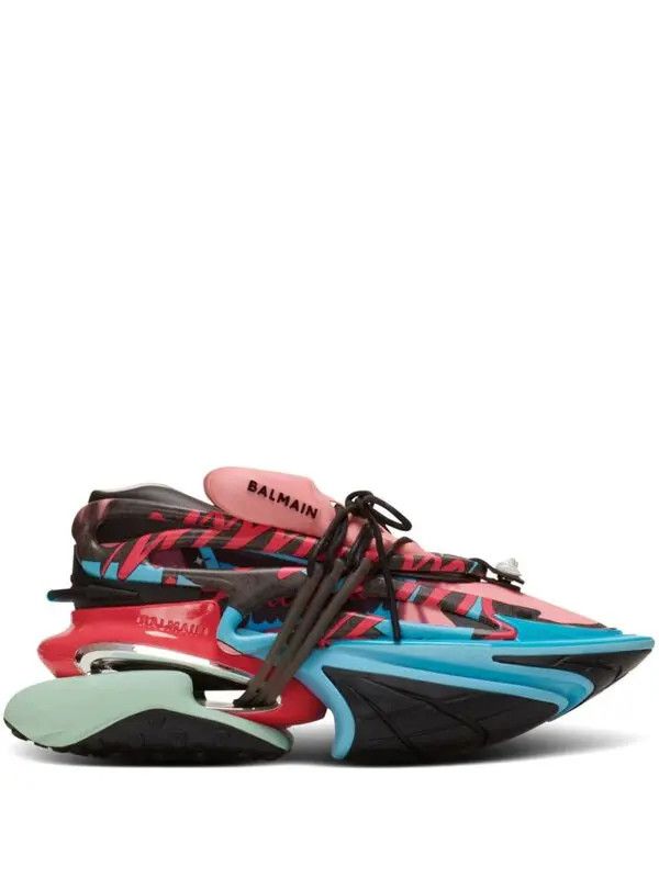 Balmain o1s1wg111225 Unicorn Low Trainers in Multicolor Size US 7 / EU 40 - 1 Thumbnail
