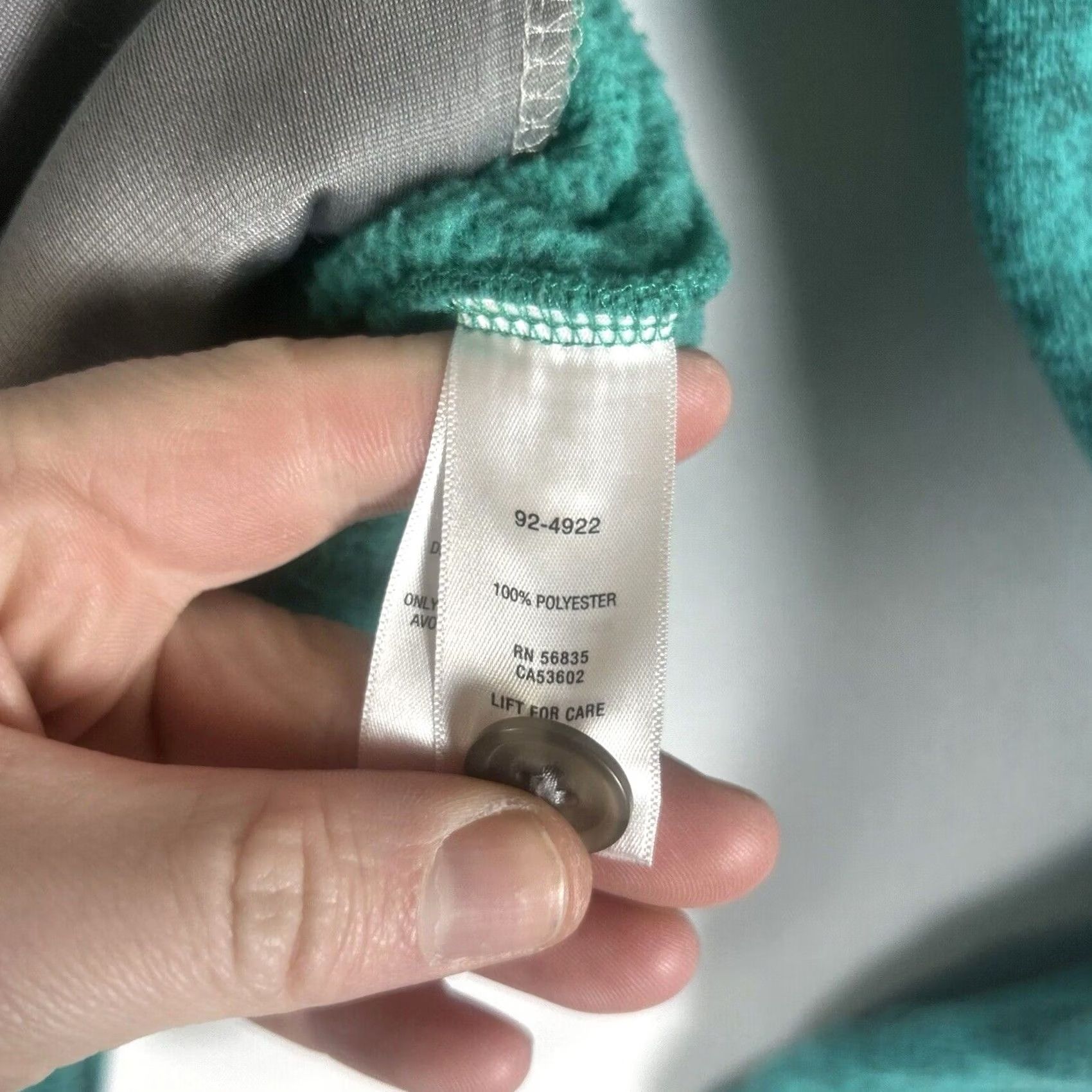 Vintage Cabela's Fleece Pullover Mock Neck Sweater Womens Small Zip Pouch Pocket Green Size S / US 4 / IT 40 - 4 Thumbnail