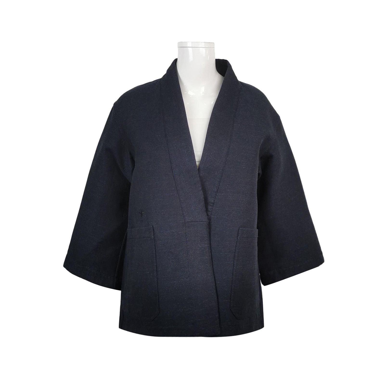Dior Dior Cotton V-Neck Coat XS US2 Size XS / US 0-2 / IT 36-38 - 1 Thumbnail