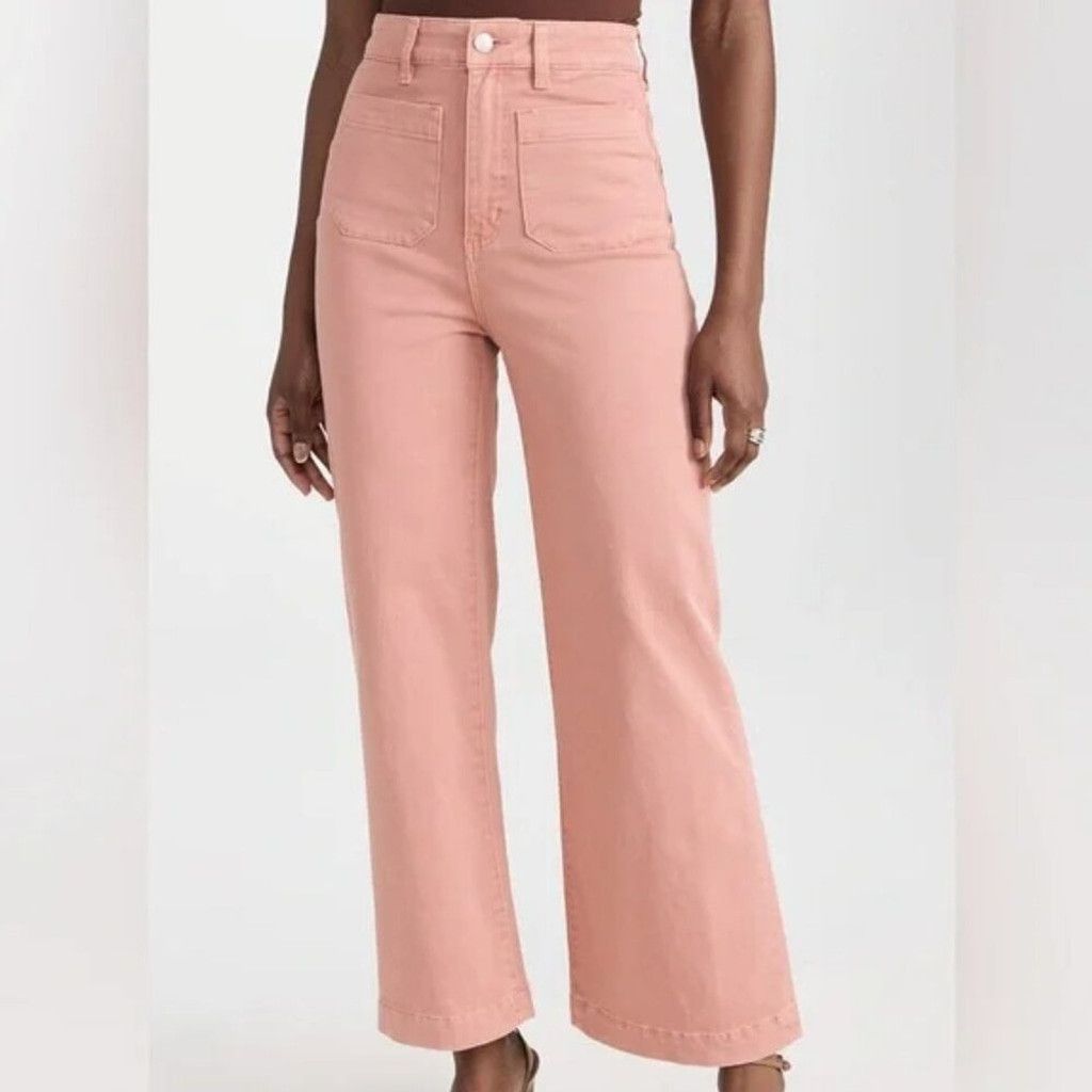 Rolla's 🌸 NEW Rolla’s Sailor Jeans in Peony | Size 28 (US 4-6) Size 28" / US 6 / IT 42 - 1 Thumbnail