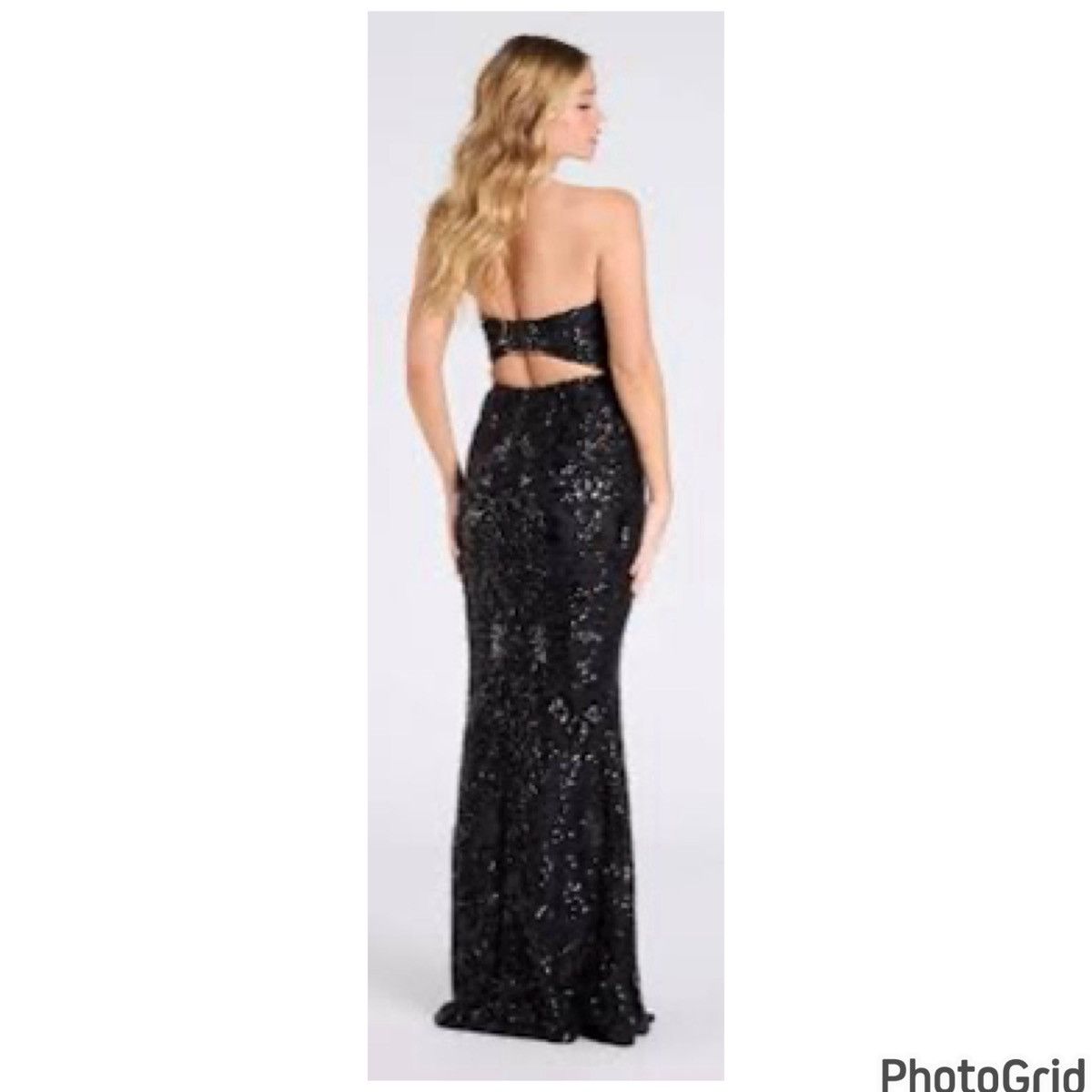 Other Madison James Strapless Beaded Gown Size L / US 10 / IT 46 - 2 Thumbnail