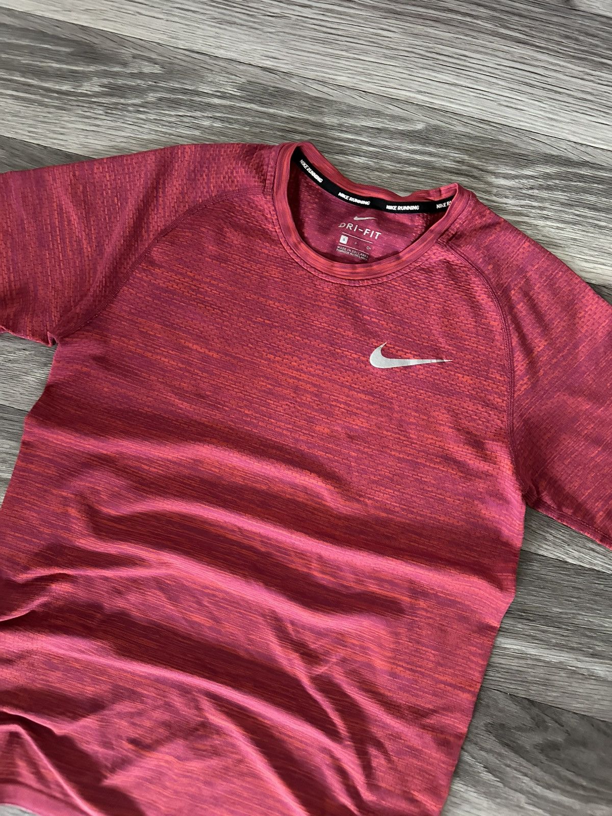 Nike × Vintage Nike Running Dri Fit T shirt hype Size US S / EU 44-46 / 1 - 2 Thumbnail