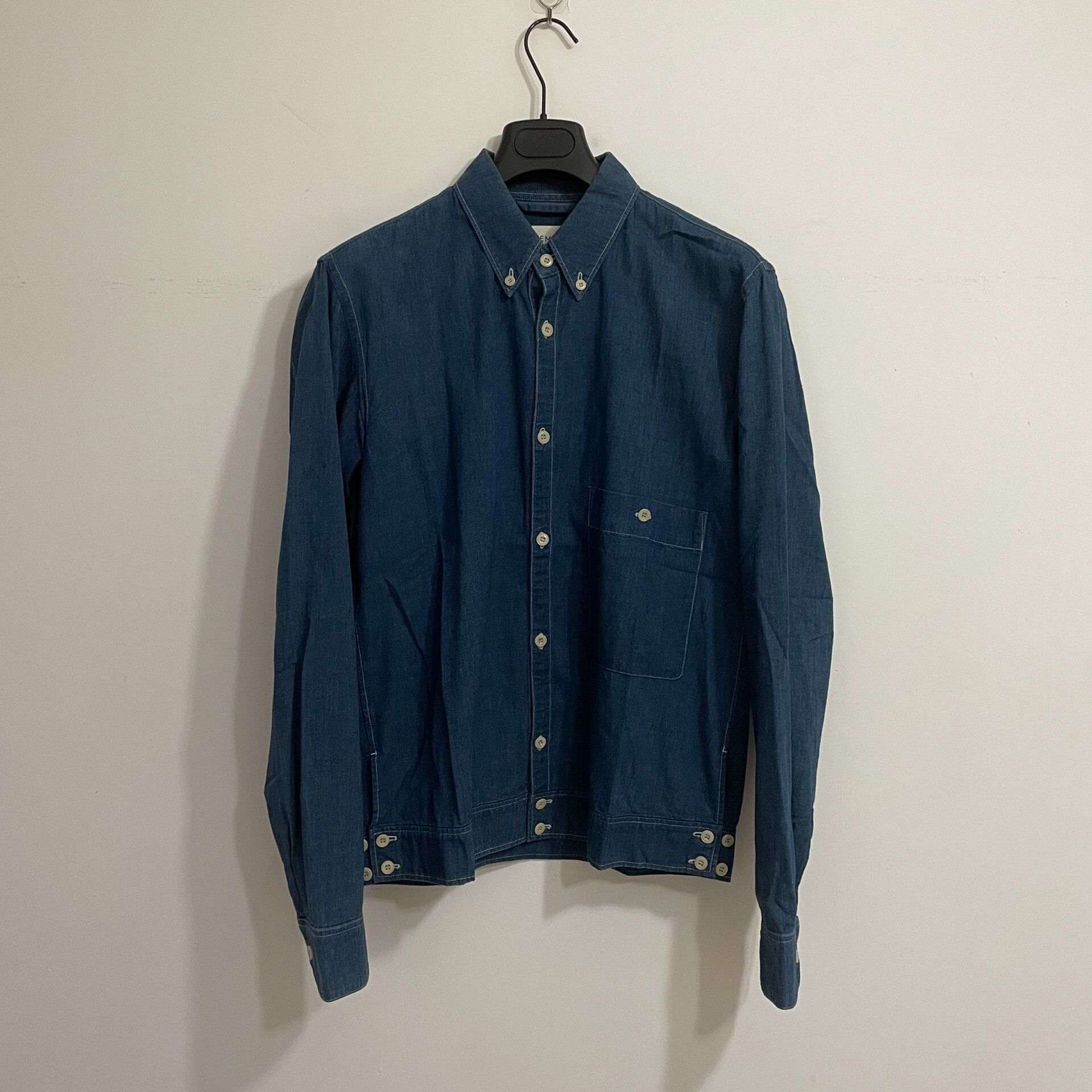 Lemaire Lemaire 15SS Stitch Pocket Shirt Size US S / EU 44-46 / 1 - 1 Thumbnail