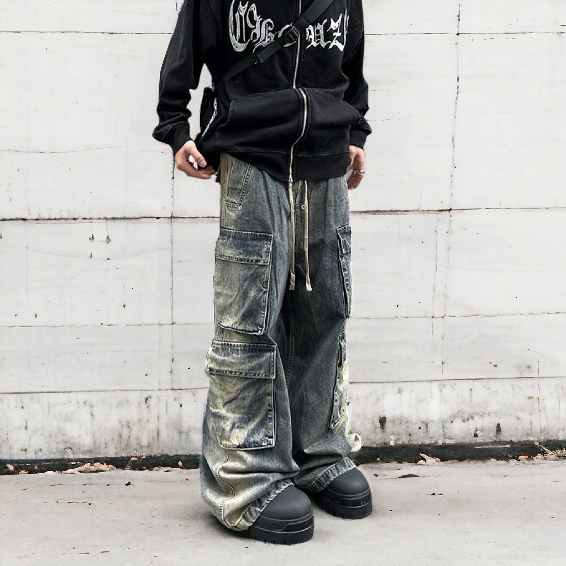 Streetwear Opium Blue Baggy Denim Jeans | Grailed