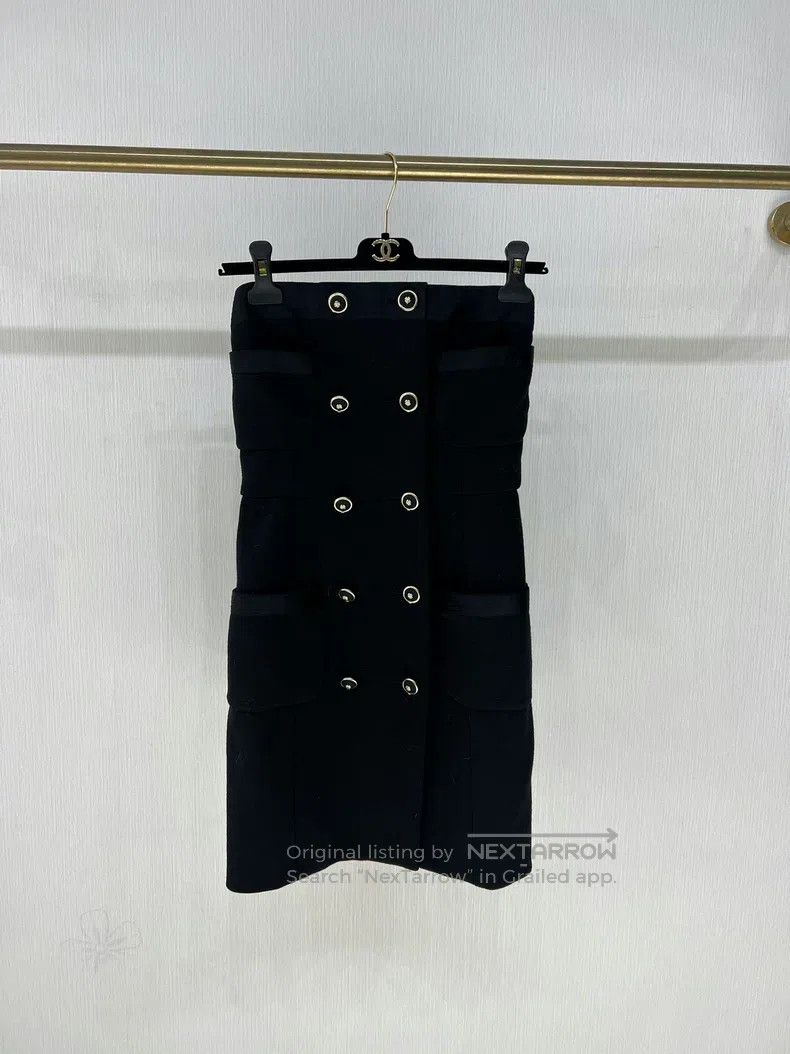 Chanel 20A Handicraft Workshop Series Black Dress