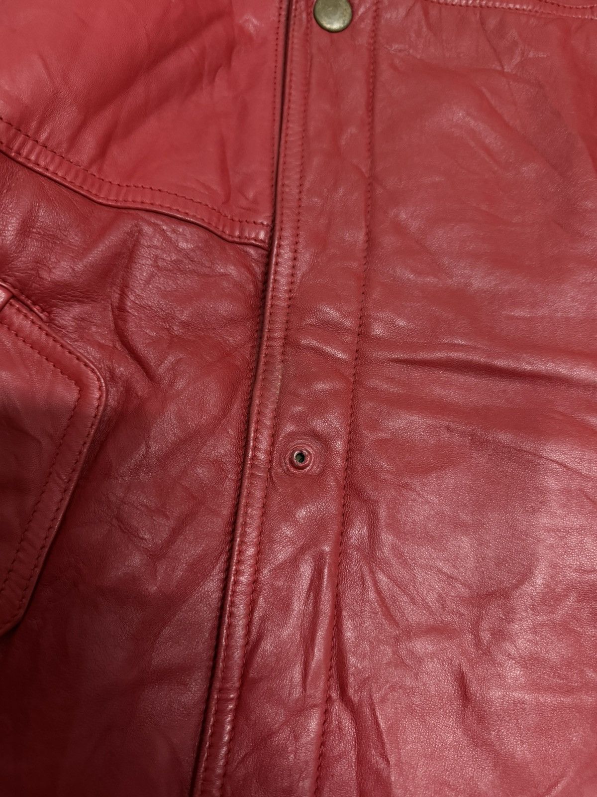 Hai Sporting Gear Rare Vintage Hai Sporting Gear Issey Miyake Leather Jacket Size US M / EU 48-50 / 2 - 12 Thumbnail