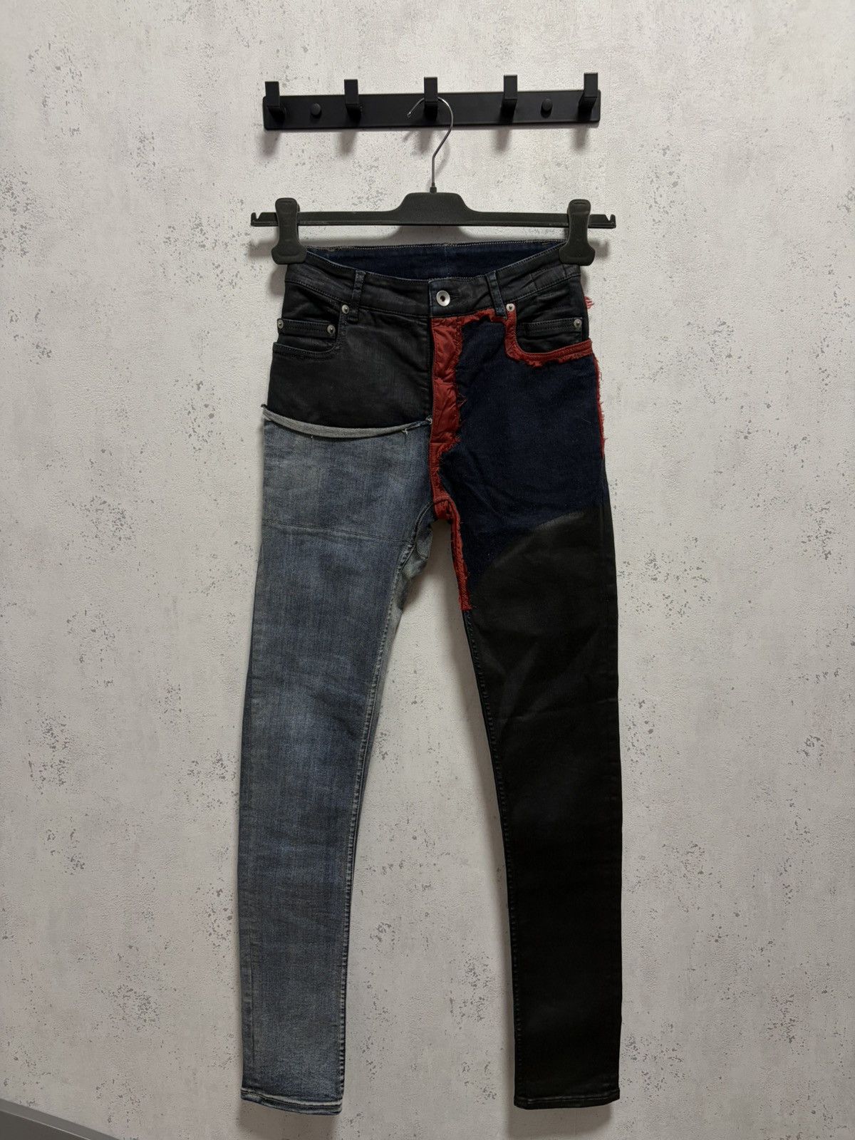 Rick Owens Drkshdw Rick Owens Drkshdw Tyrone cut waxed jeans | Grailed